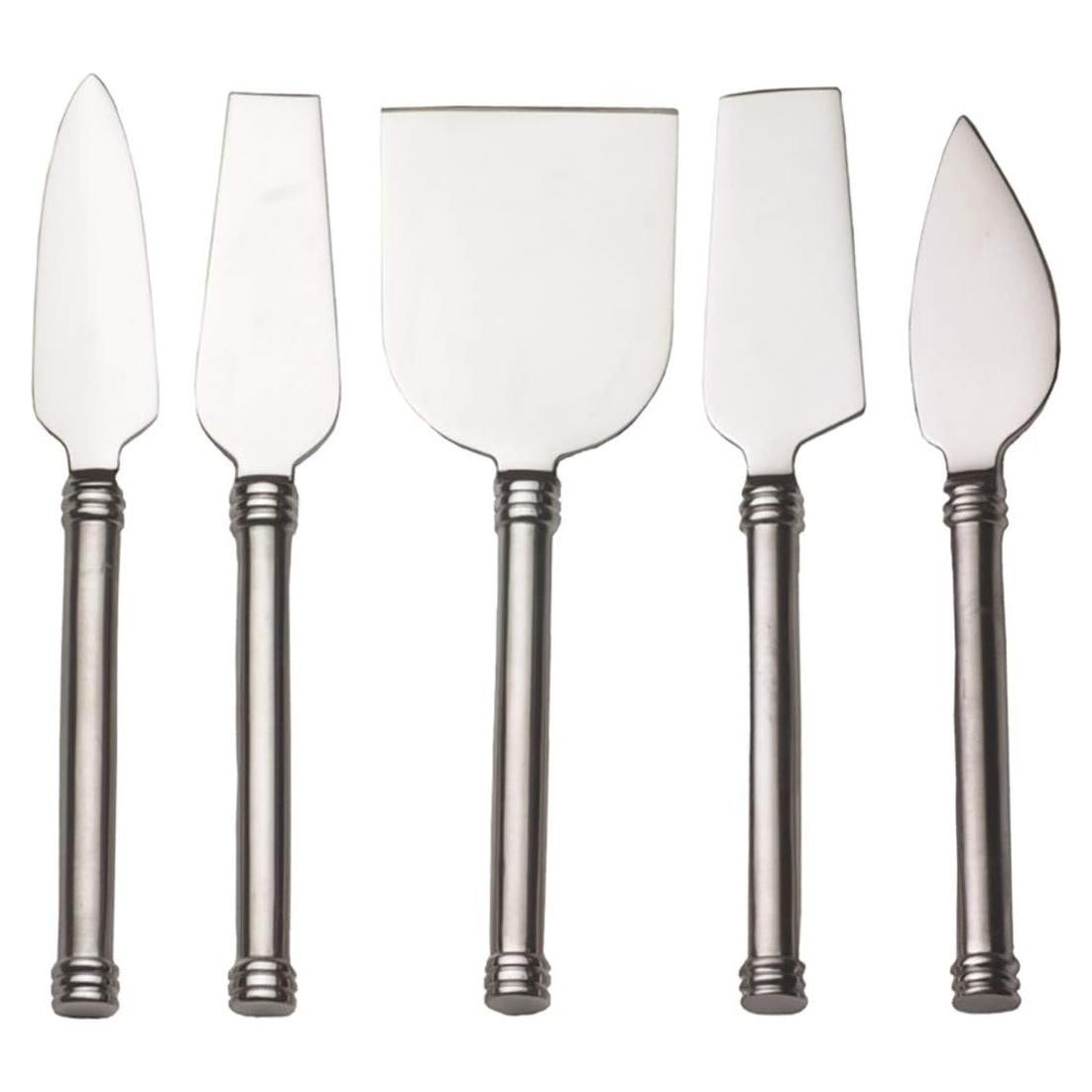 Set de 5 Cuchillos de Queso RSVP Internacional 15.24 cm Acero Inoxidable