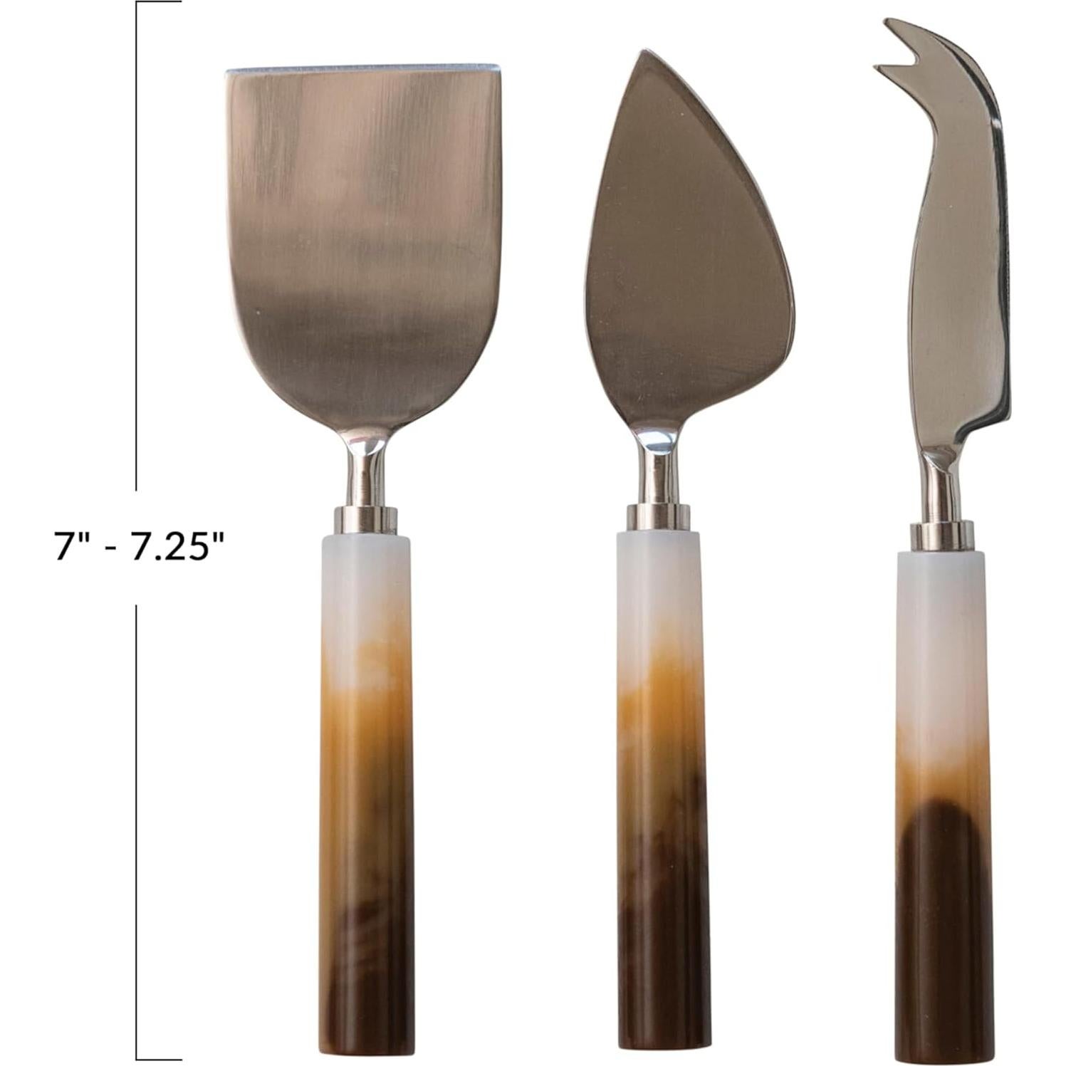 Juego de Cuchillos de Queso Bloomingville Multicolor 3 Piezas