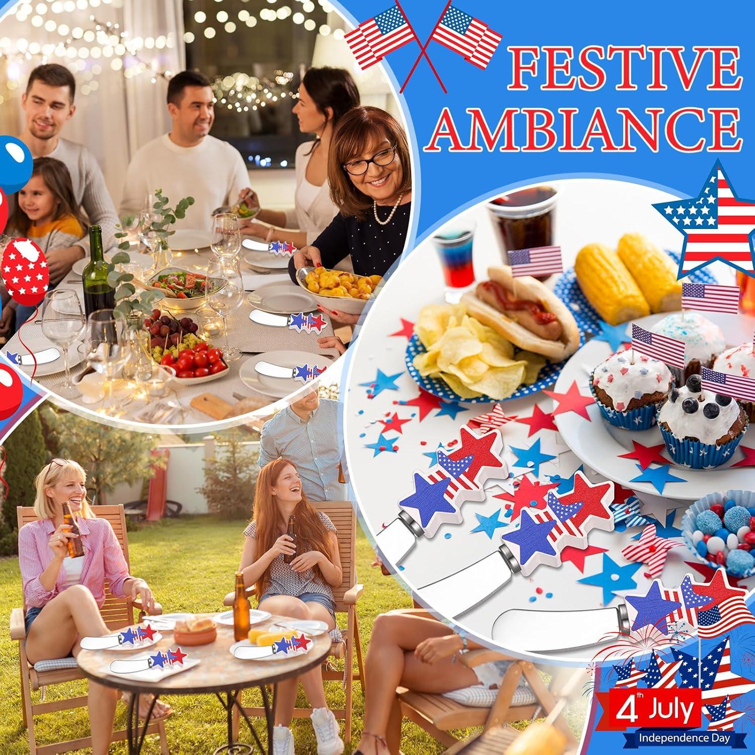 Set de 10 Cuchillos para Untar Queso Sieral - Acero Inoxidable