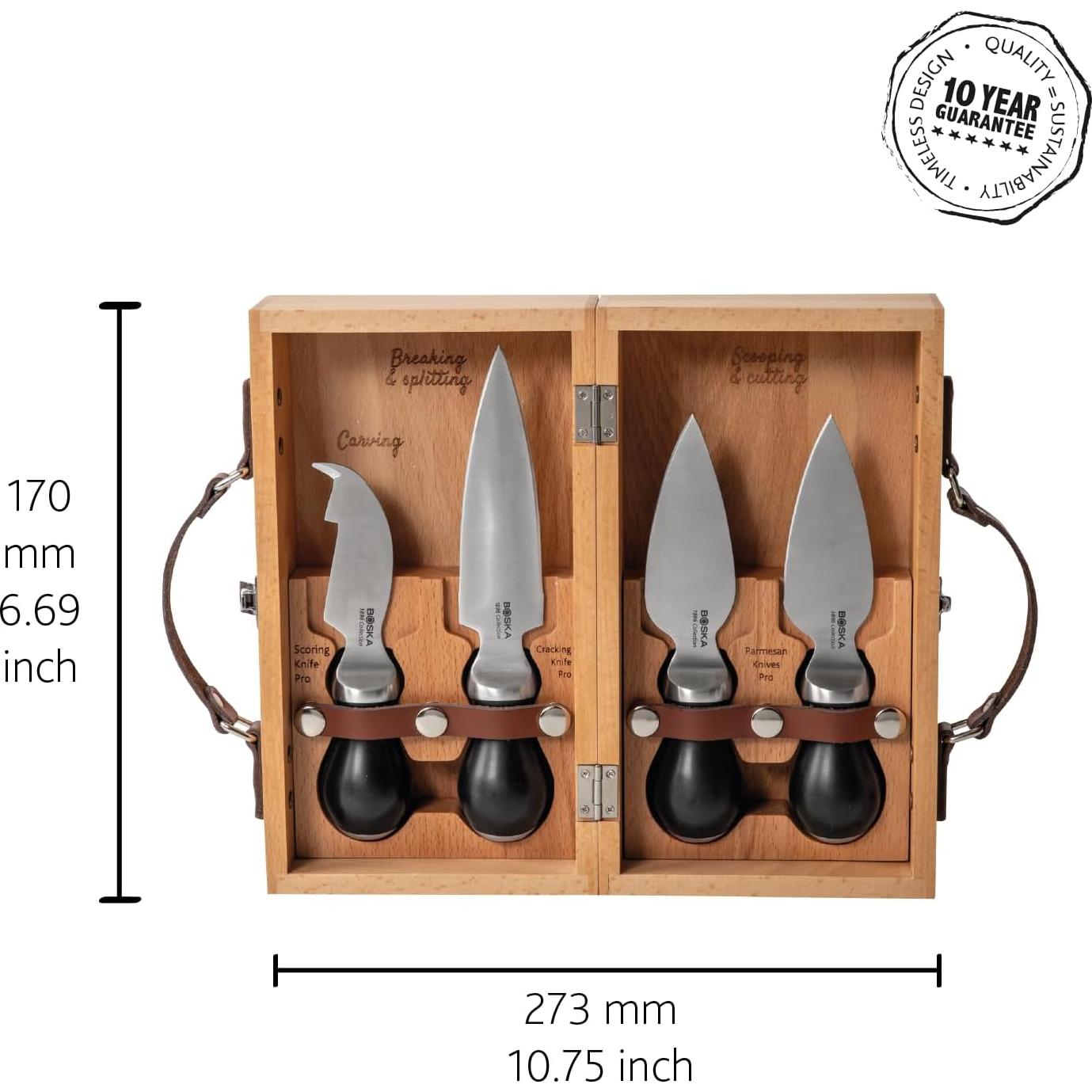 Set de Cuchillos de Queso Profesionales BOSKA Parm Pro - Acero Inoxidable