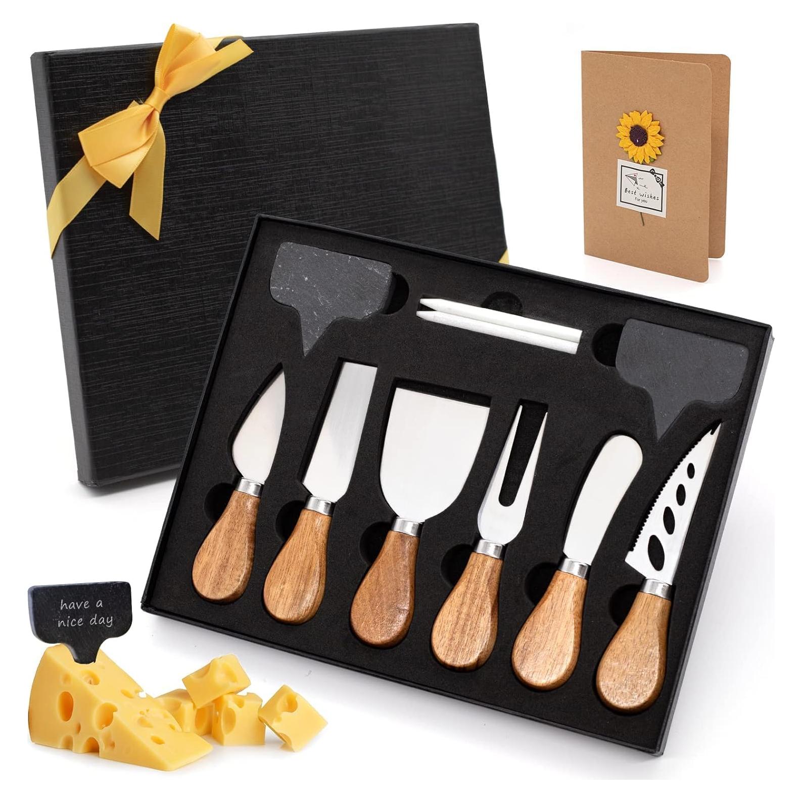 Juego de cuchillos para queso HEORIM 12 piezas acero inoxidable