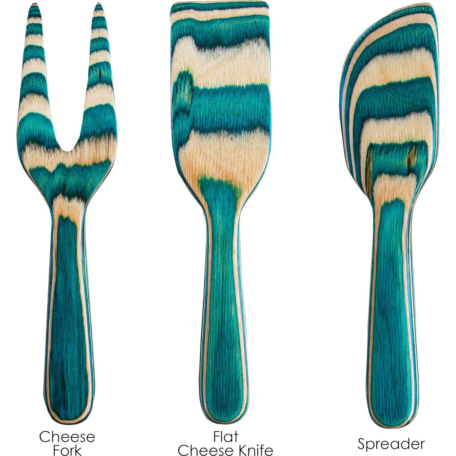 Juego de Cuchillos para Queso 3 Piezas Totally Bamboo Mykonos