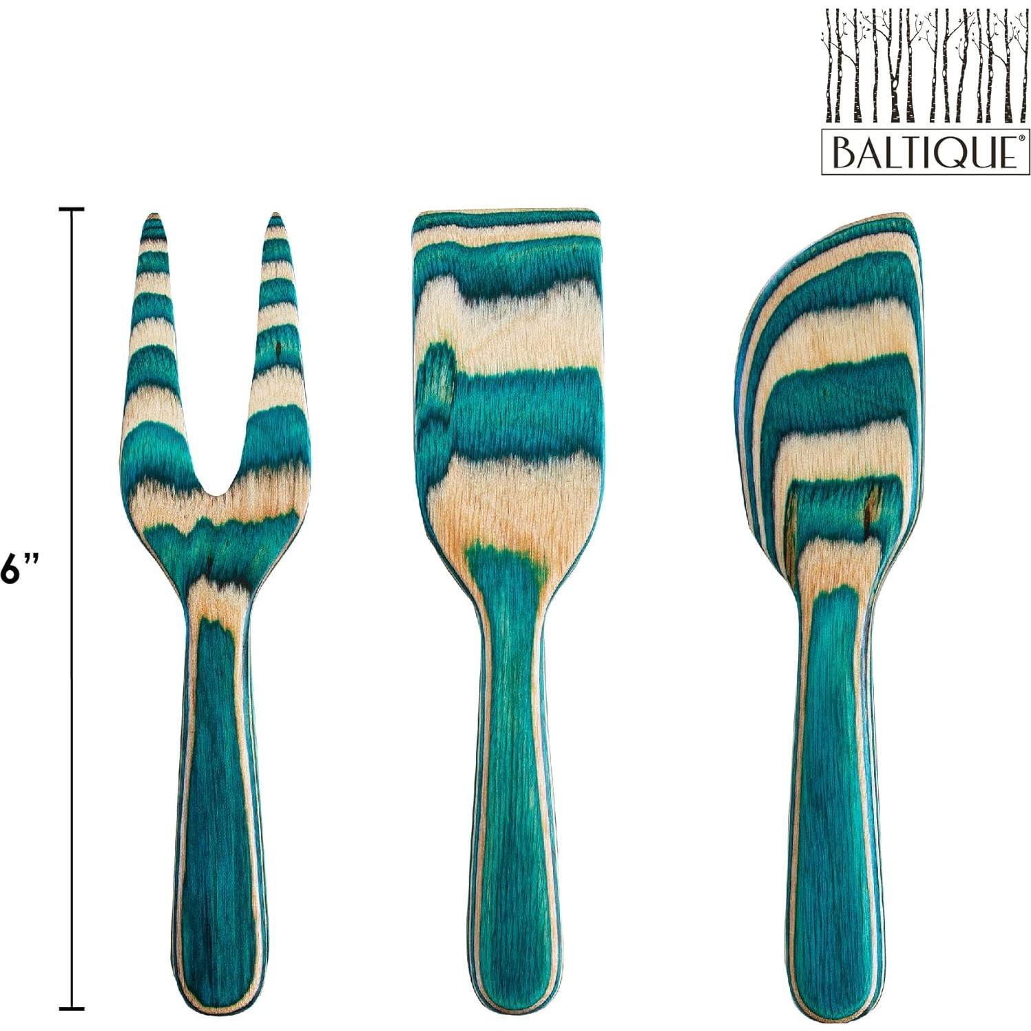 Juego de Cuchillos para Queso 3 Piezas Totally Bamboo Mykonos