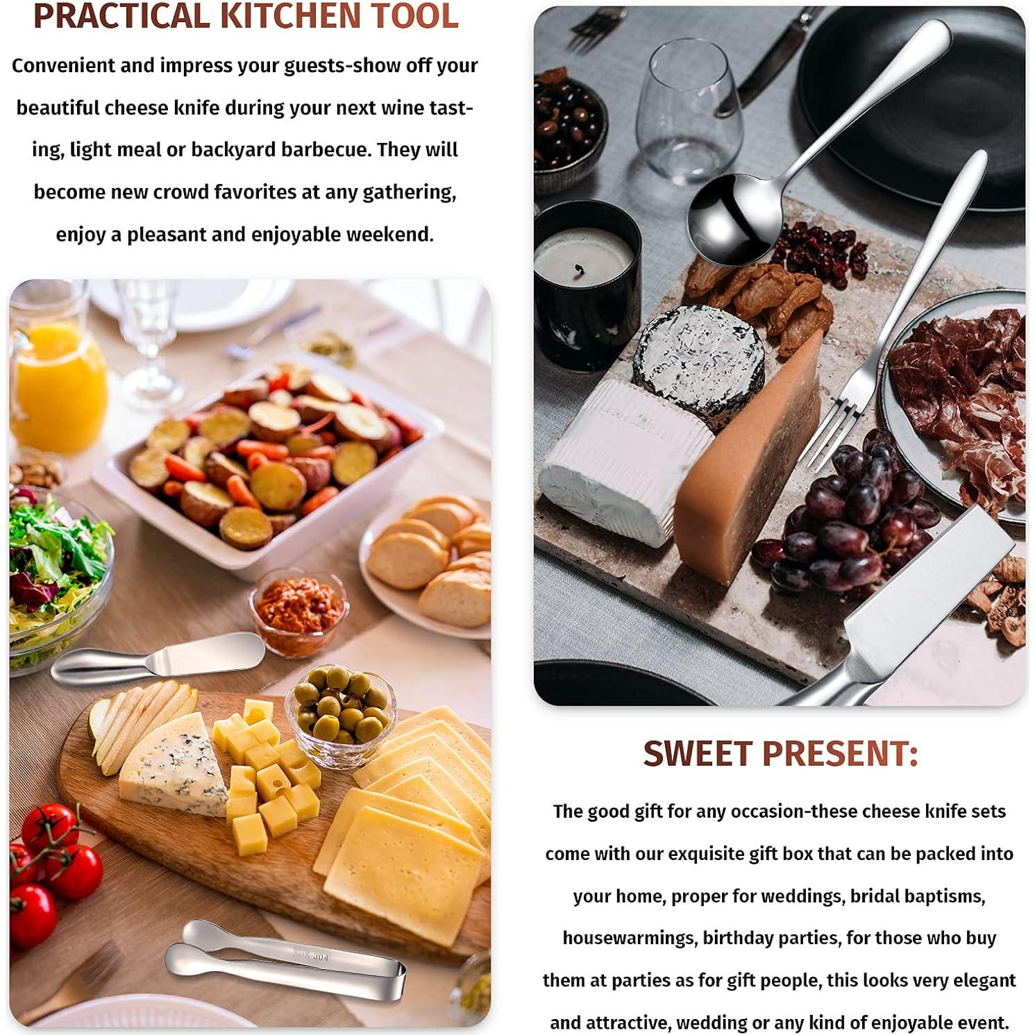 Set de Utensilios de Charcutería Patelai 20 Piezas Acero Inoxidable