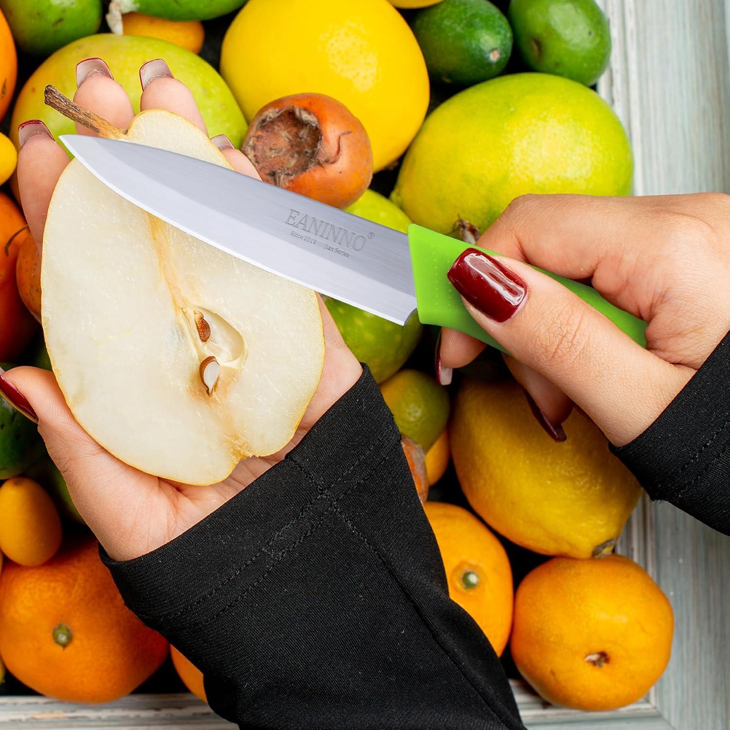 Juego de Cuchillos de Pelar EANINNO 10.16 cm Acero Inoxidable