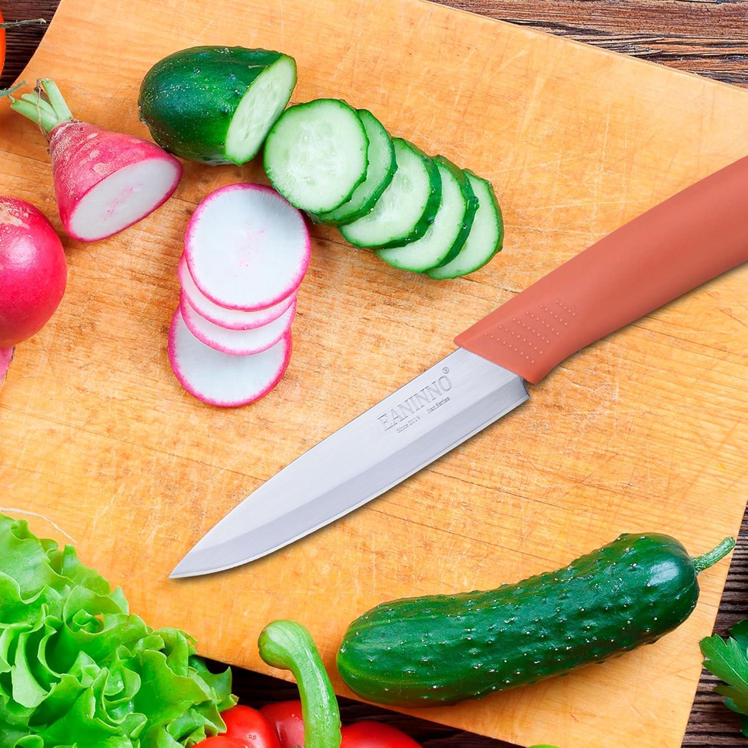 Juego de Cuchillos de Pelar EANINNO 10.16 cm Acero Inoxidable