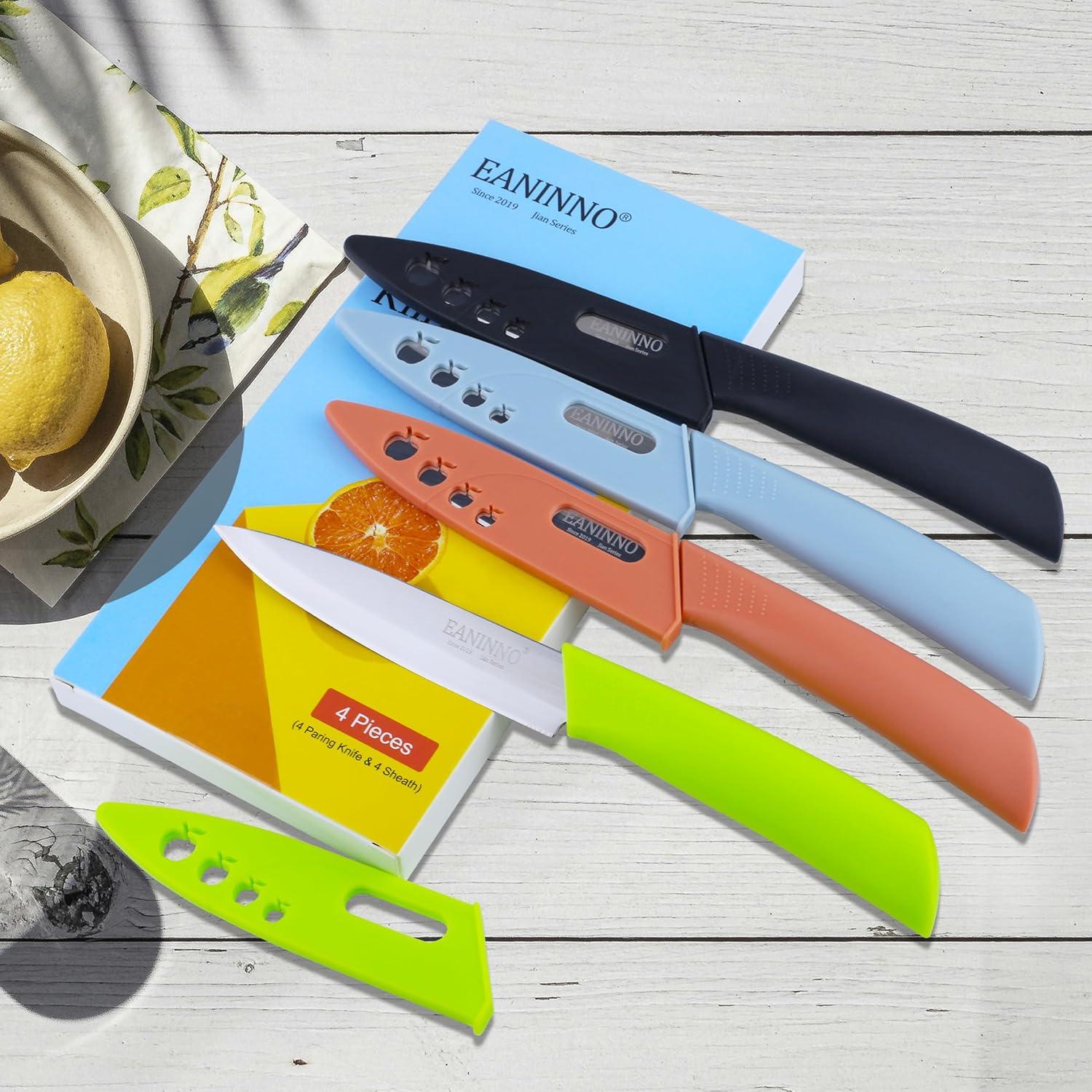 Juego de Cuchillos de Pelar EANINNO 10.16 cm Acero Inoxidable