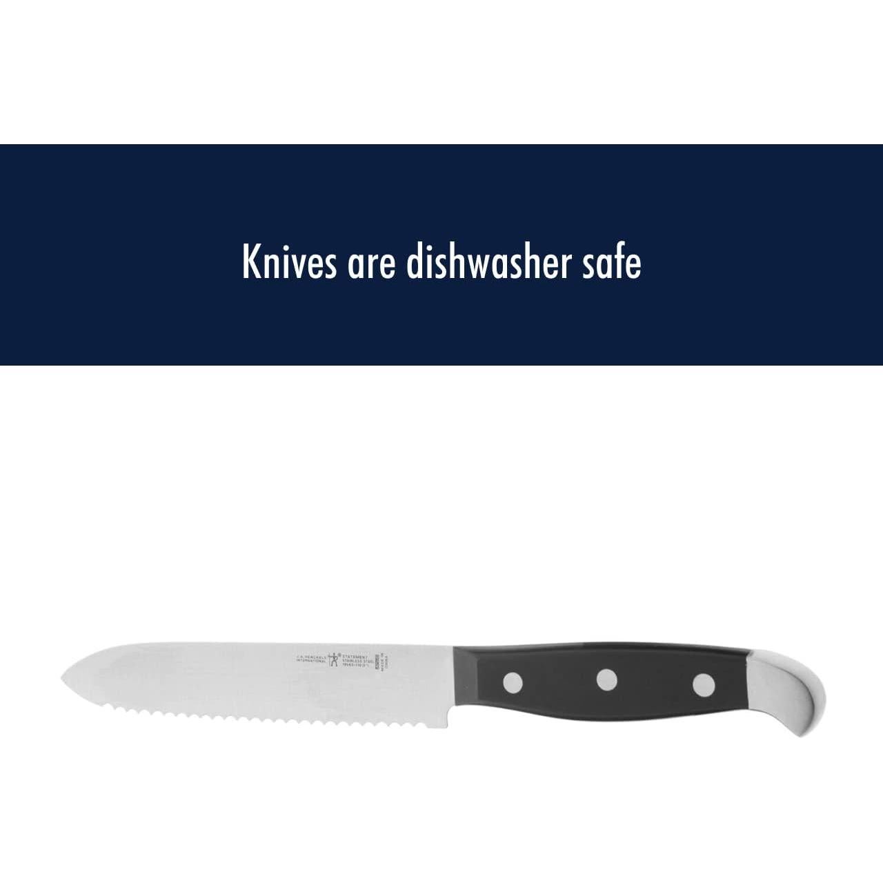 Cuchillo Utilitario Serrado HENCKELS 12.7 cm Acero Inoxidable