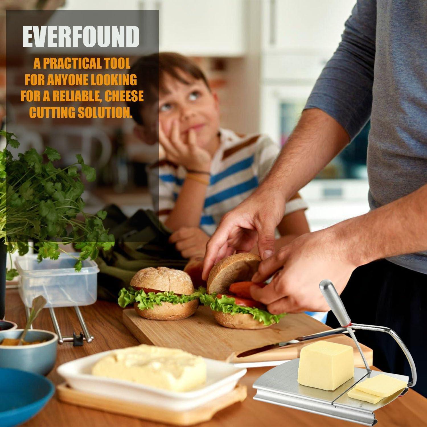 Cortador de Queso Multifuncional EVER FOUND con Tabla 22x22cm