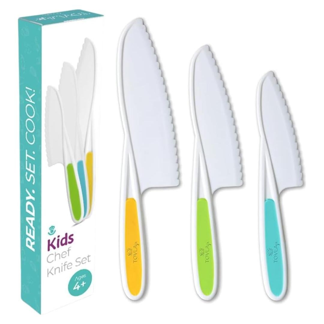 Set de Cuchillos para Niños Tovla Jr. 3 Piezas Seguros