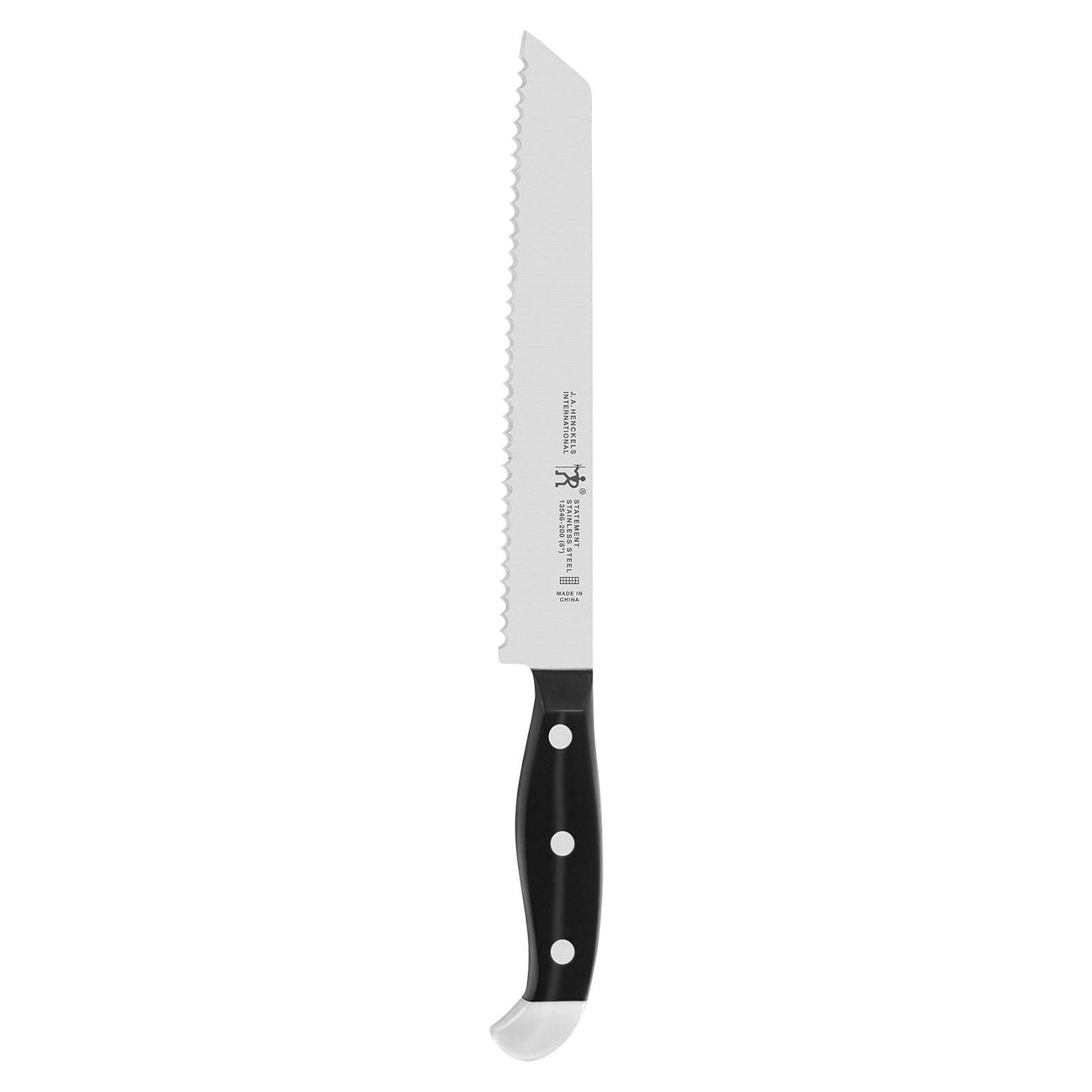 Cuchillo de Pan HENCKELS Statement 20.32 cm Serrado Negro