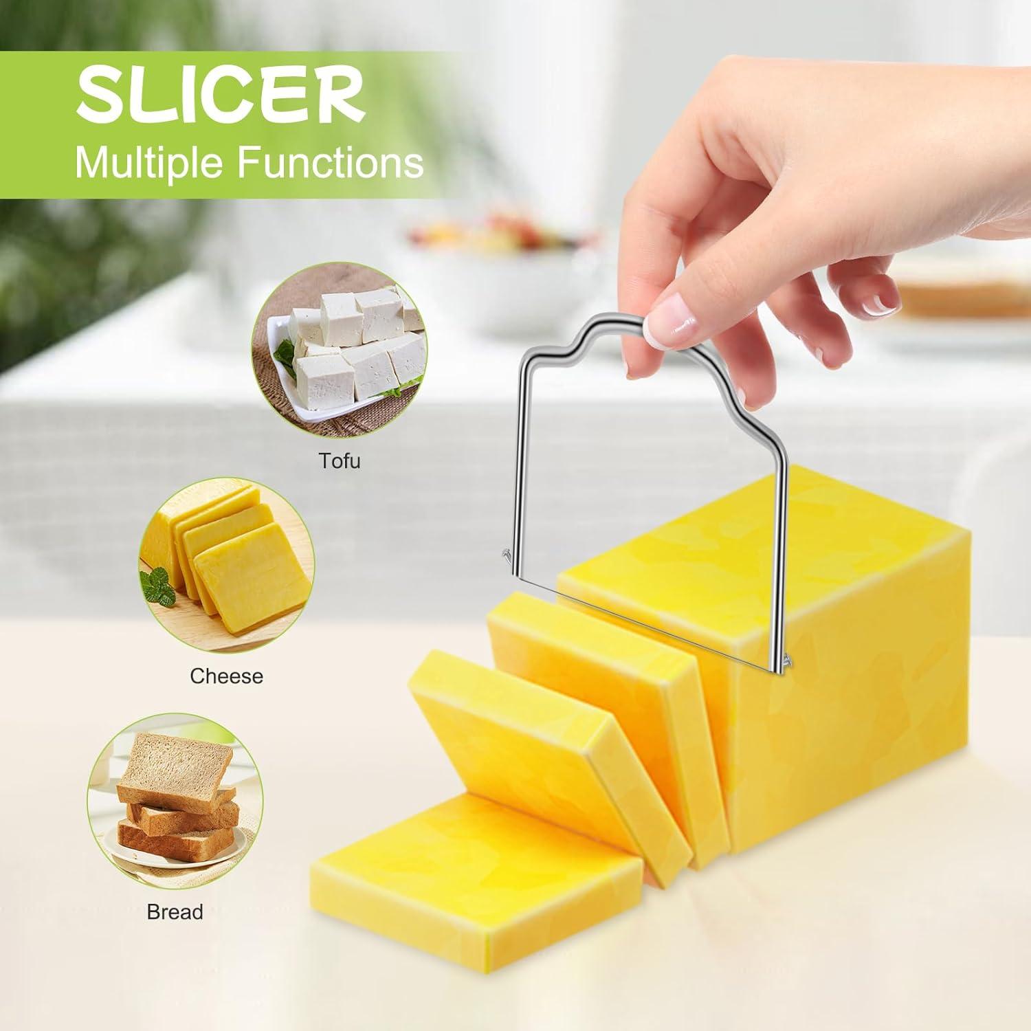 Juego de Cuchillos para Queso Goeveo 7 Piezas Acero Inoxidable