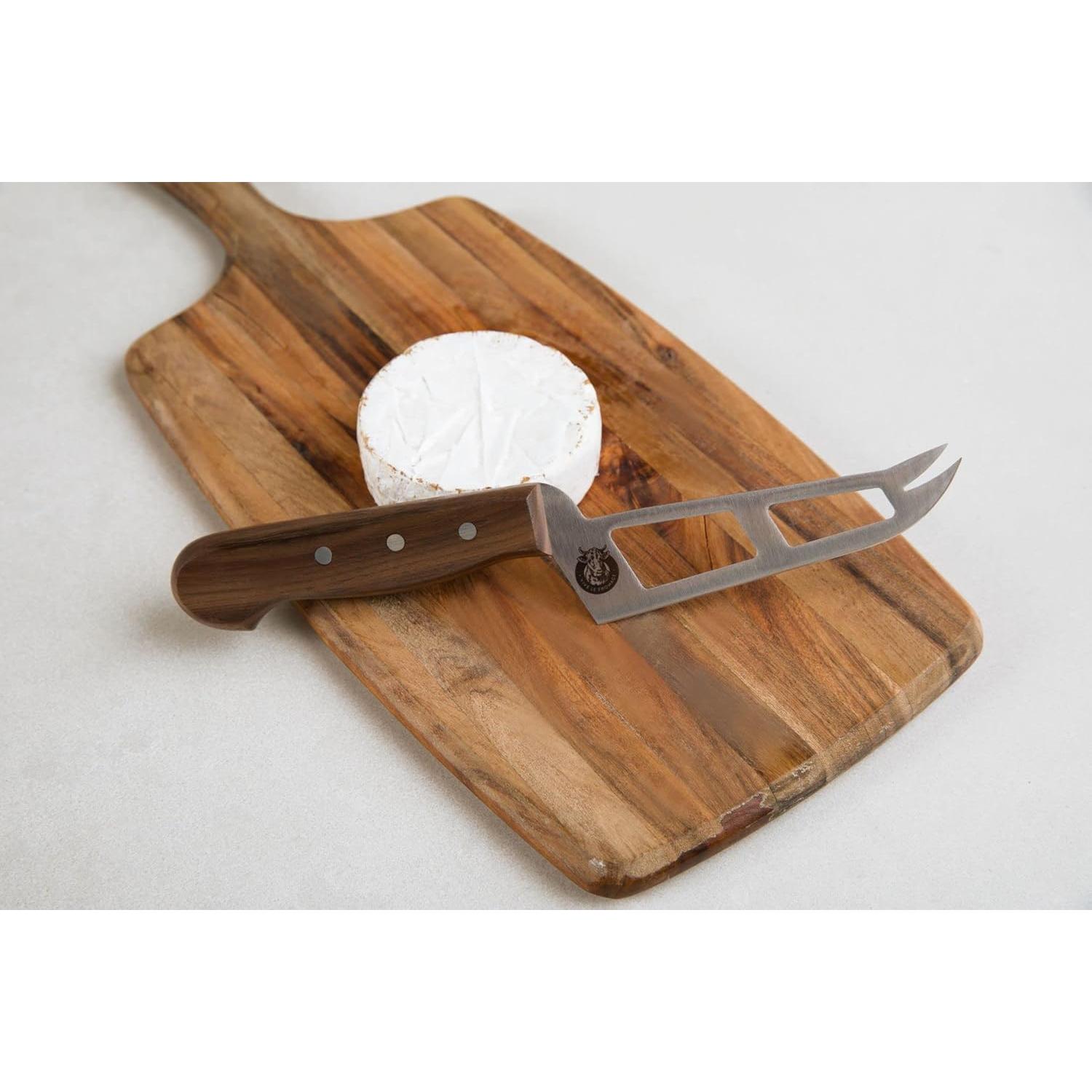 Cuchillo y tenedor mini para quesos suaves Formaticum 10.8cm