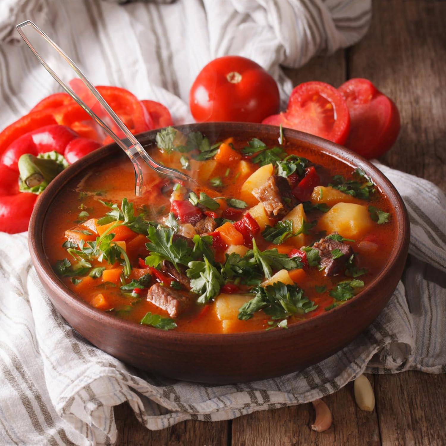 Juego de Utensilios Desechables Dealusy 360 Piezas Plástico