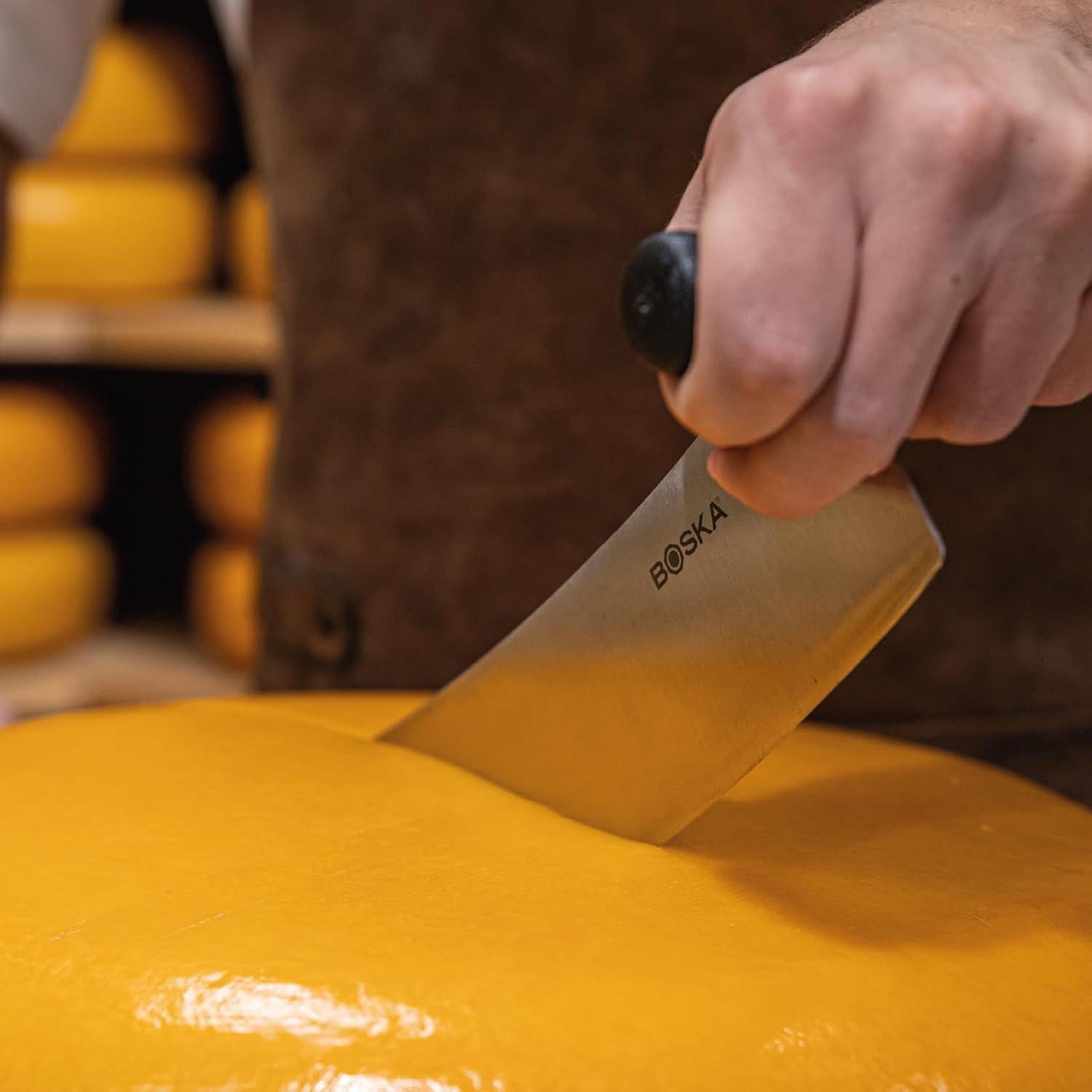 Cuchillo de Queso Profesional Boska 38 cm Doble Mango Acero Inoxidable