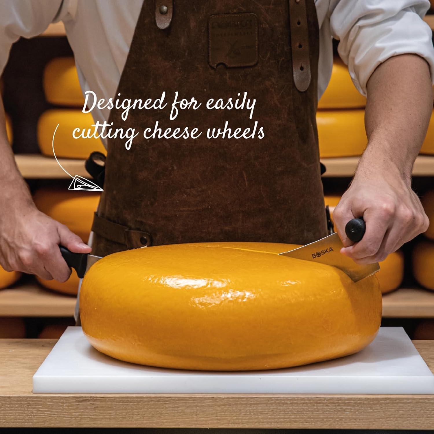 Cuchillo de Queso Profesional Boska 38 cm Doble Mango Acero Inoxidable