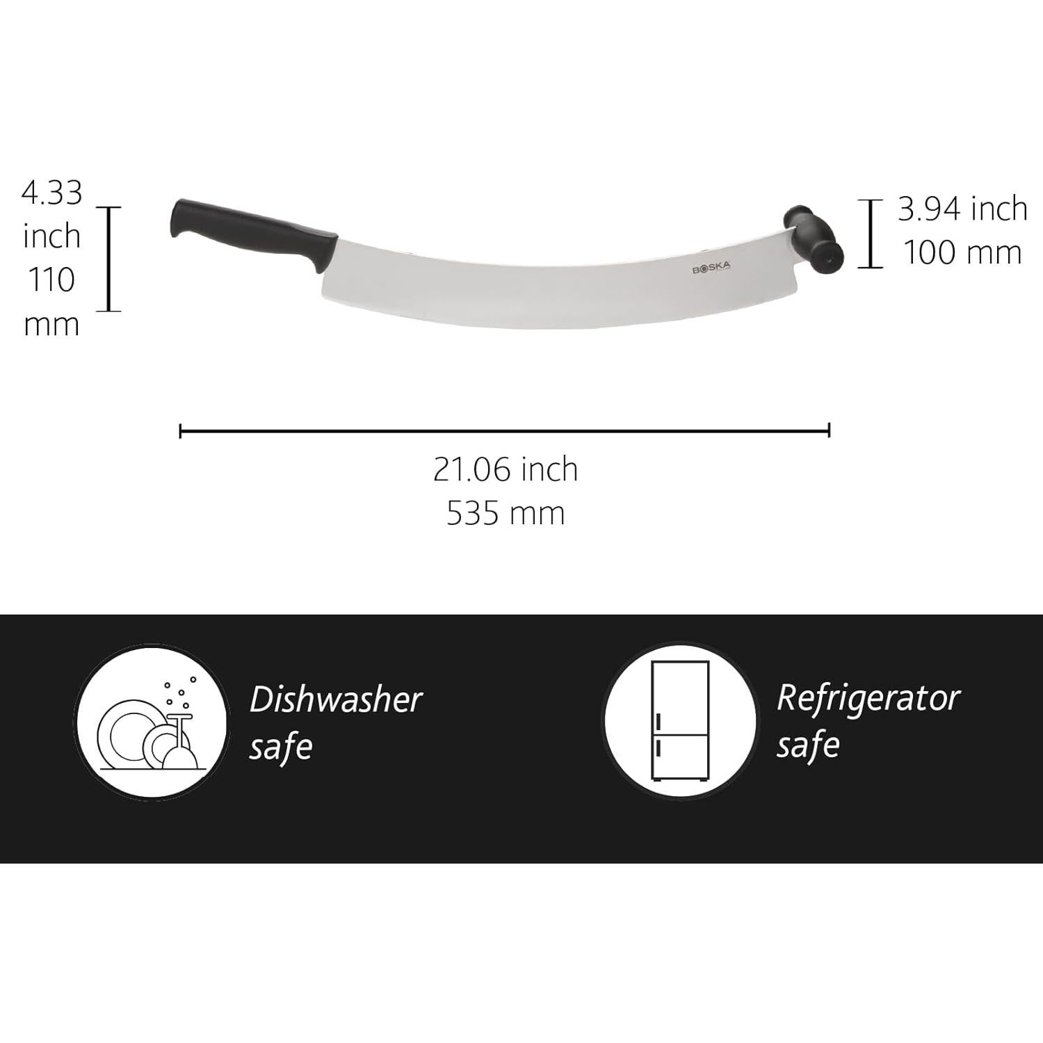 Cuchillo de Queso Profesional Boska 38 cm Doble Mango Acero Inoxidable