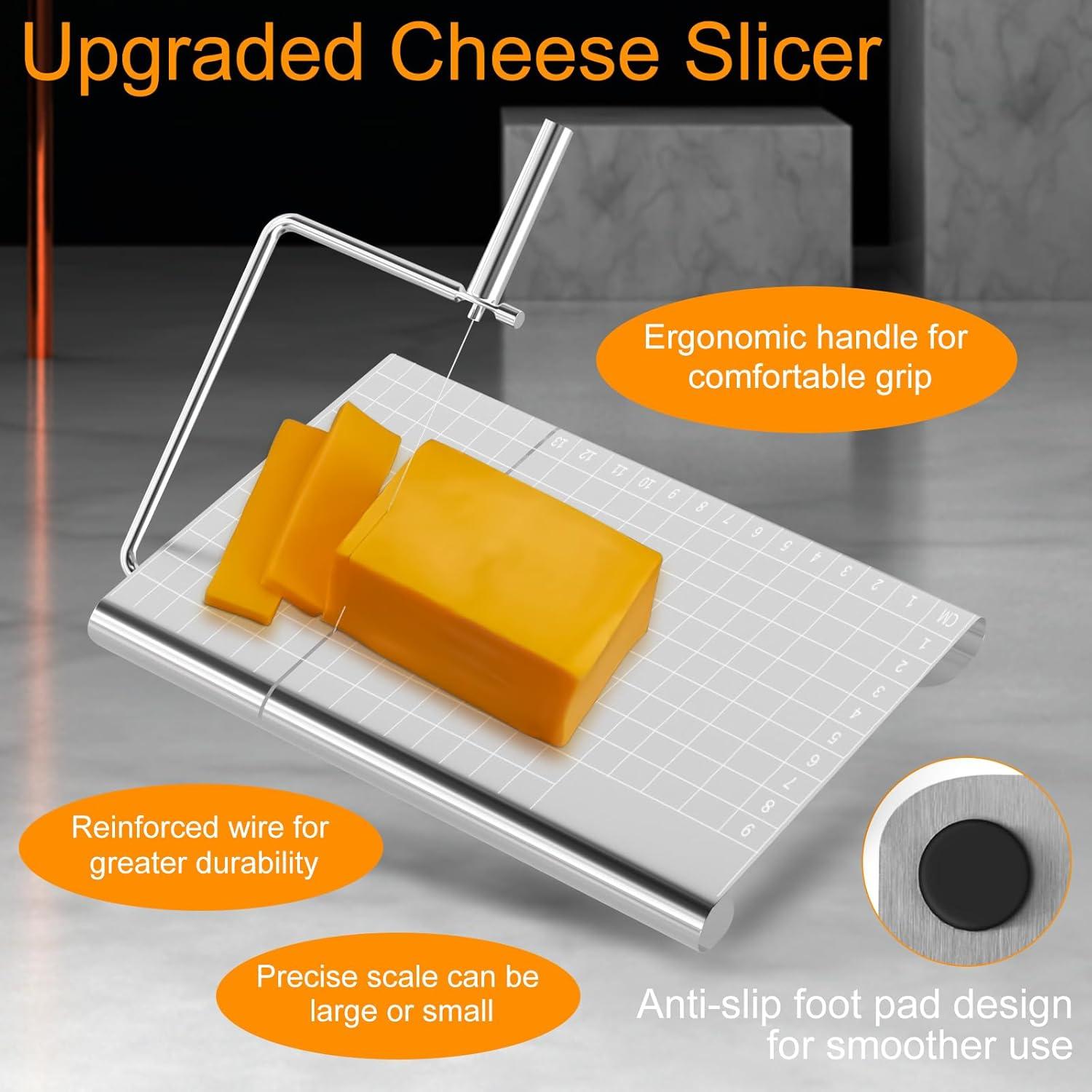 Cortador de Queso FLECPSNRG Acero Inoxidable 22.86 cm 5 Cables