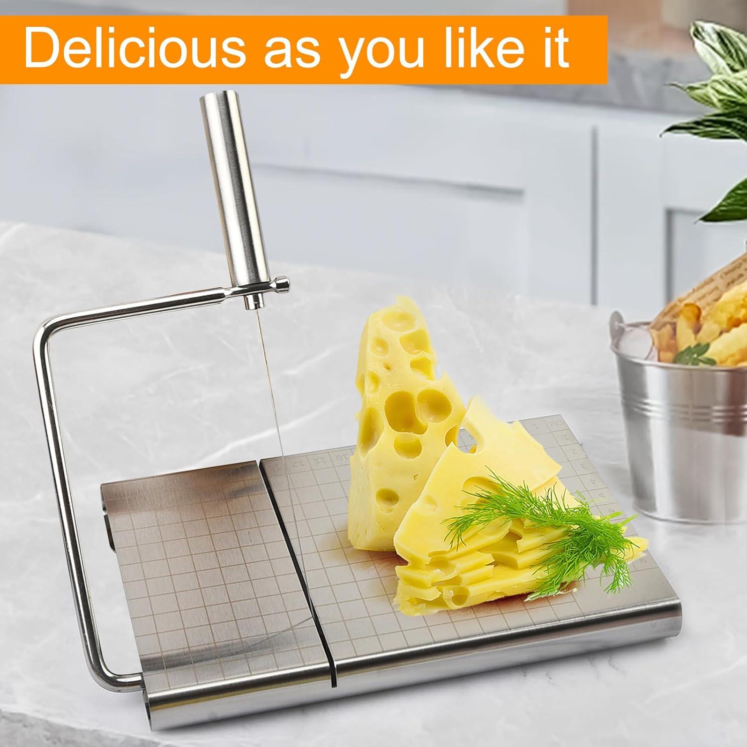 Cortador de Queso FLECPSNRG Acero Inoxidable 22.86 cm 5 Cables