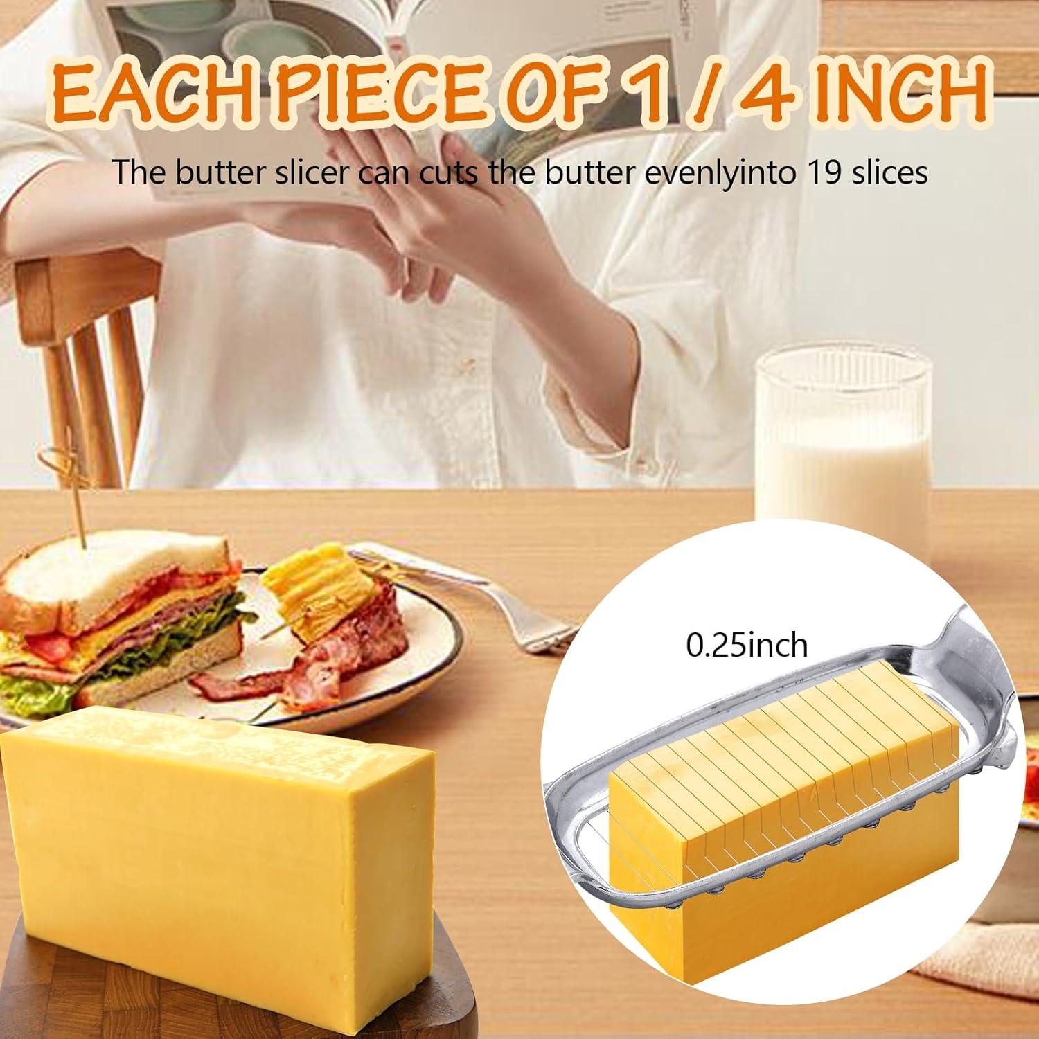 Cortador de Mantequilla y Queso Silbingan Acero Inoxidable 19.81 cm