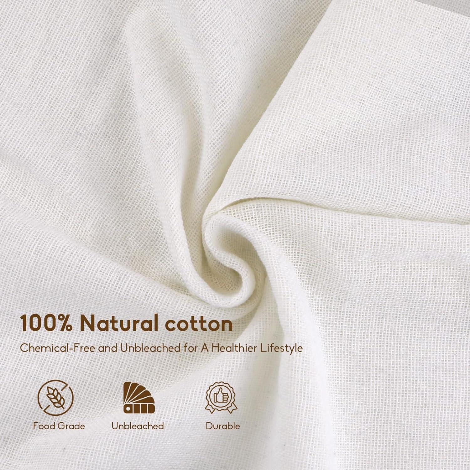 Paquete de 6 Paños de Queso Muomdid 50.8 x 50.8 cm Algodón