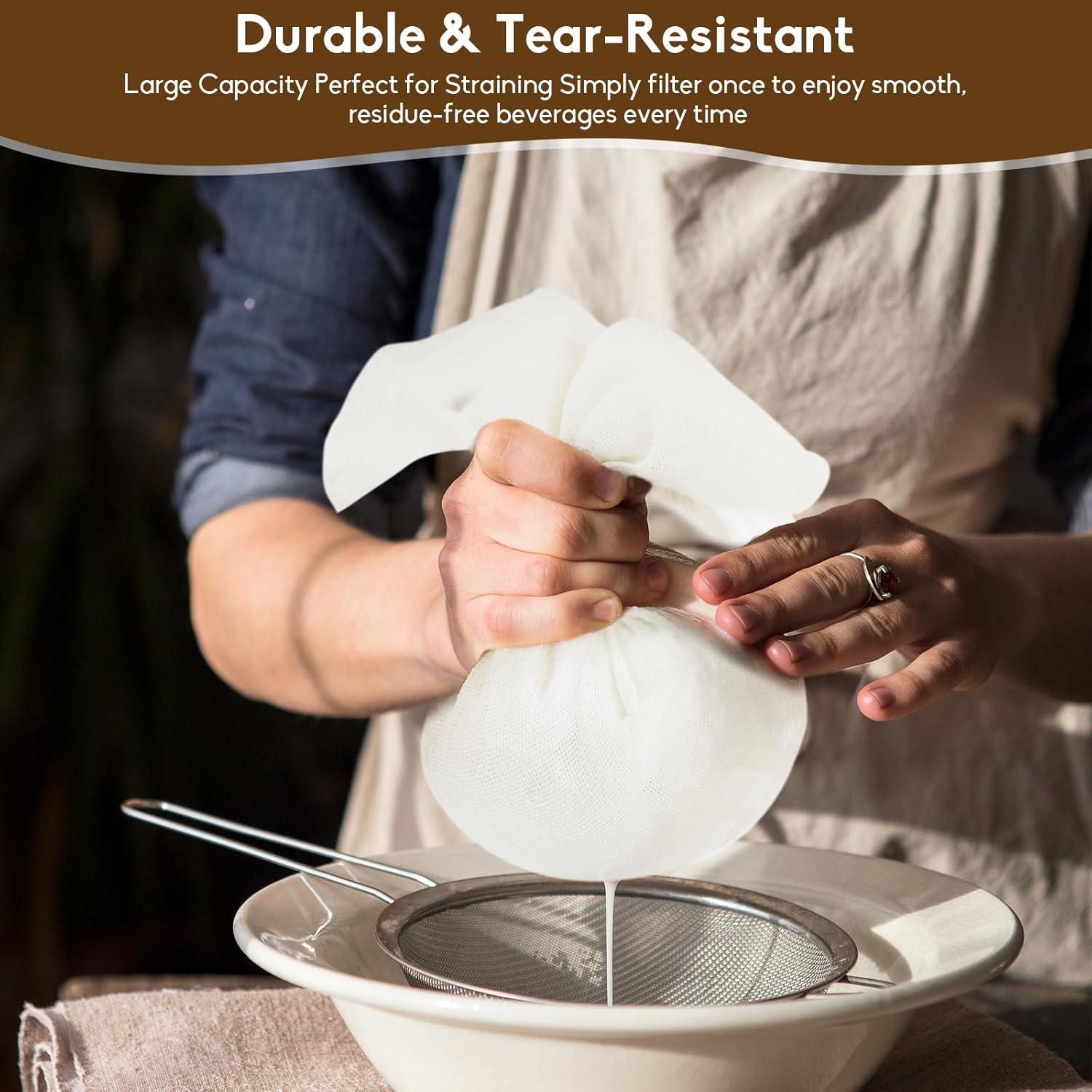 Paquete de 6 Paños de Queso Muomdid 50.8 x 50.8 cm Algodón