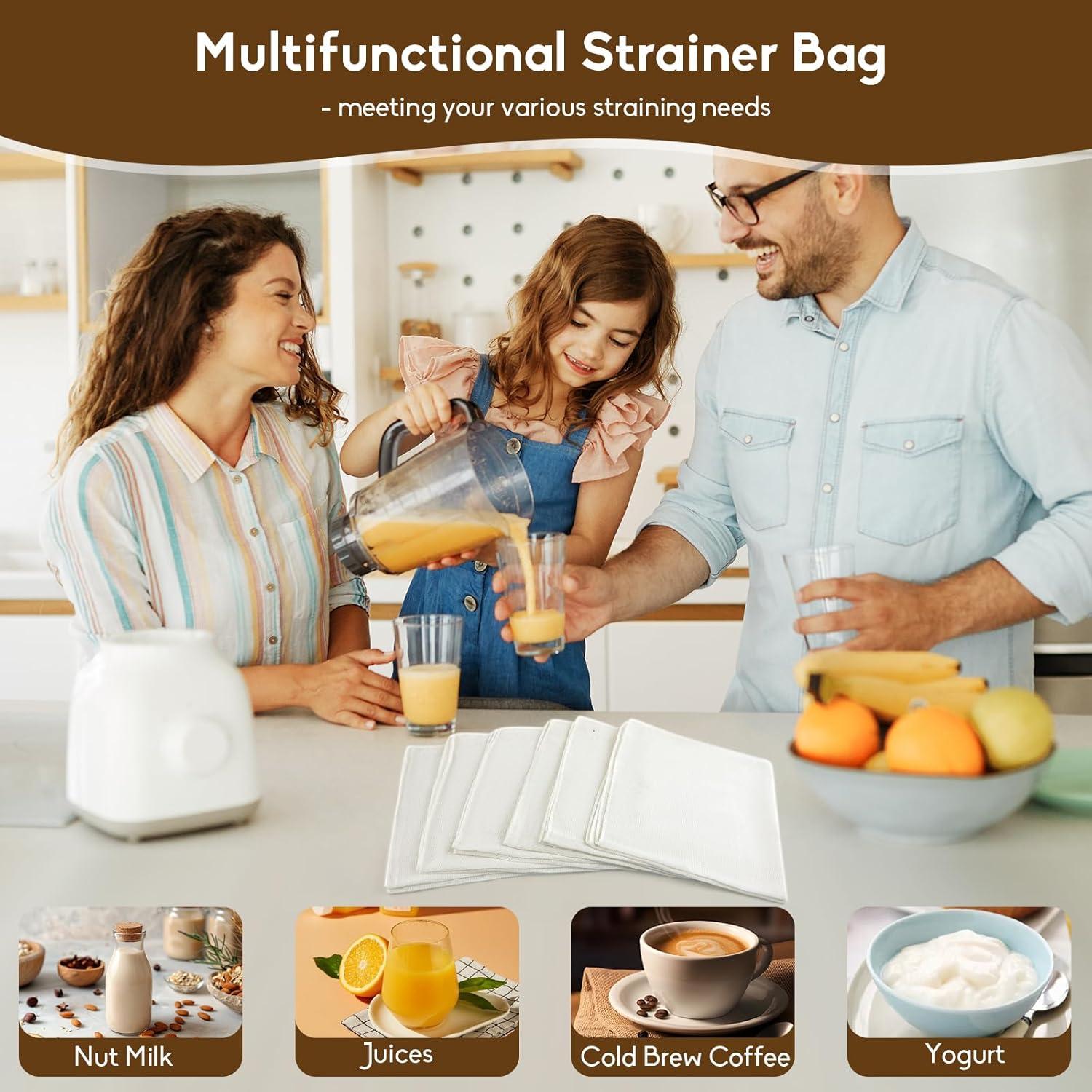 Paquete de 6 Paños de Queso Muomdid 50.8 x 50.8 cm Algodón