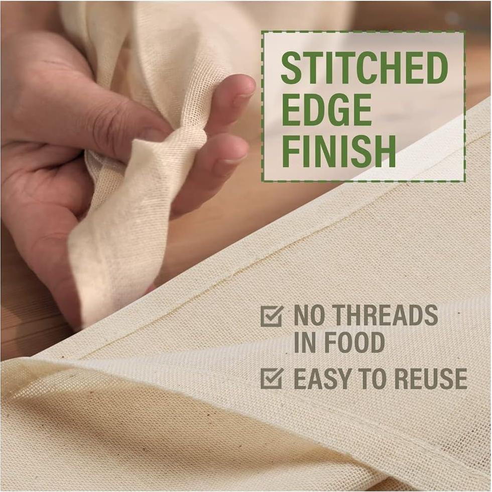 Gasa de Algodón Orgánico Reutilizable 58.4 cm - Country Trading Co.