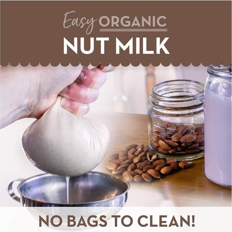 Gasa de Algodón Orgánico Reutilizable 58.4 cm - Country Trading Co.