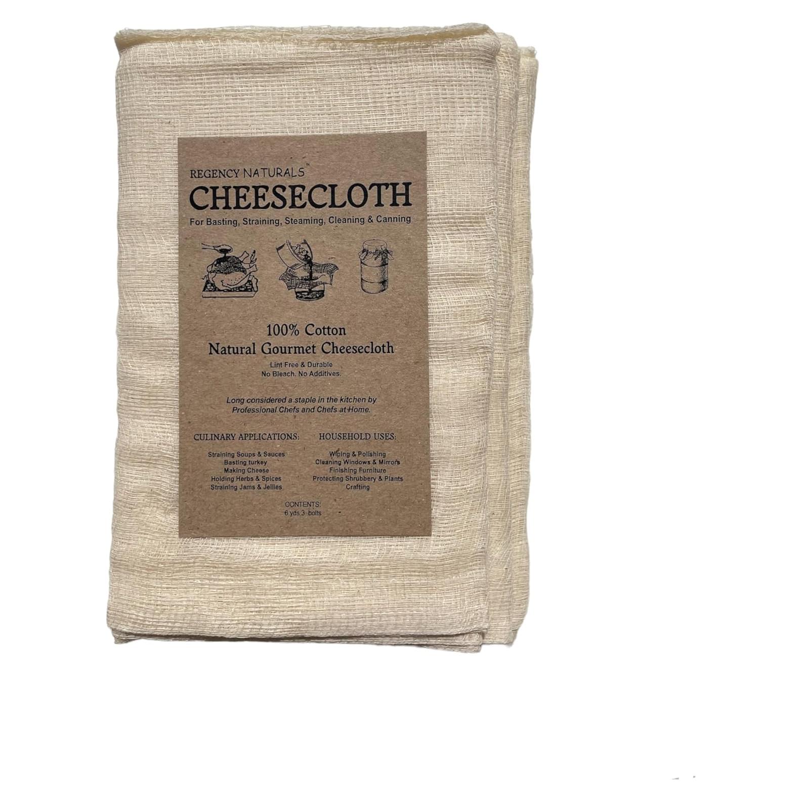 Gasa de Algodón para Colar Regency Wraps 2yd Paquete de 3