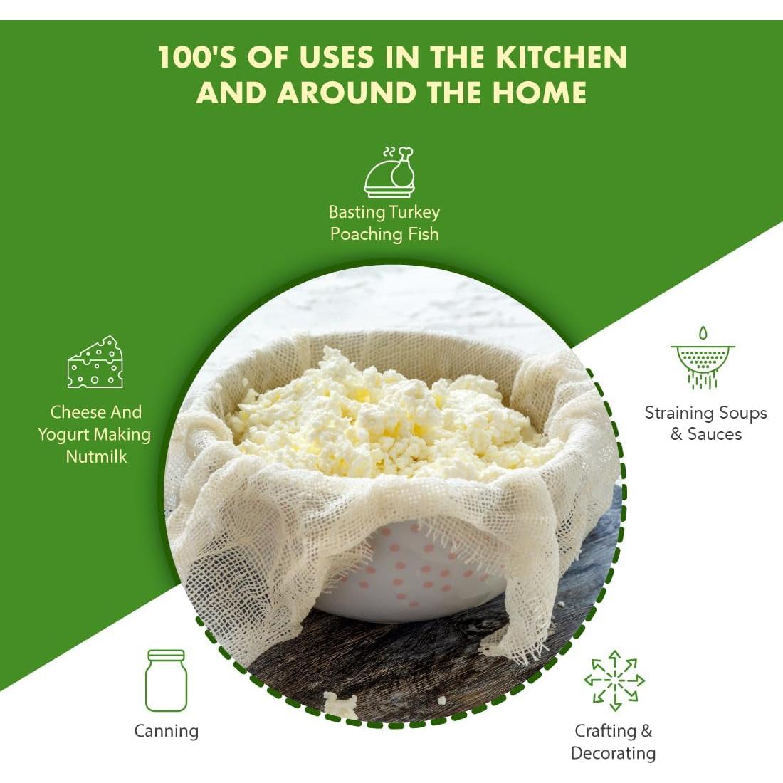 Gasa de Algodón para Colar Regency Wraps 2yd Paquete de 3