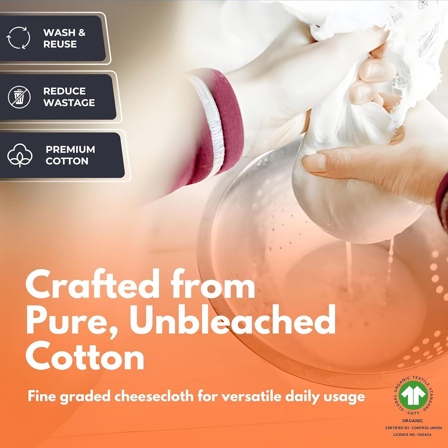 Gasa de Algodón Orgánico LITO 0.84 m² - Paquete de 2