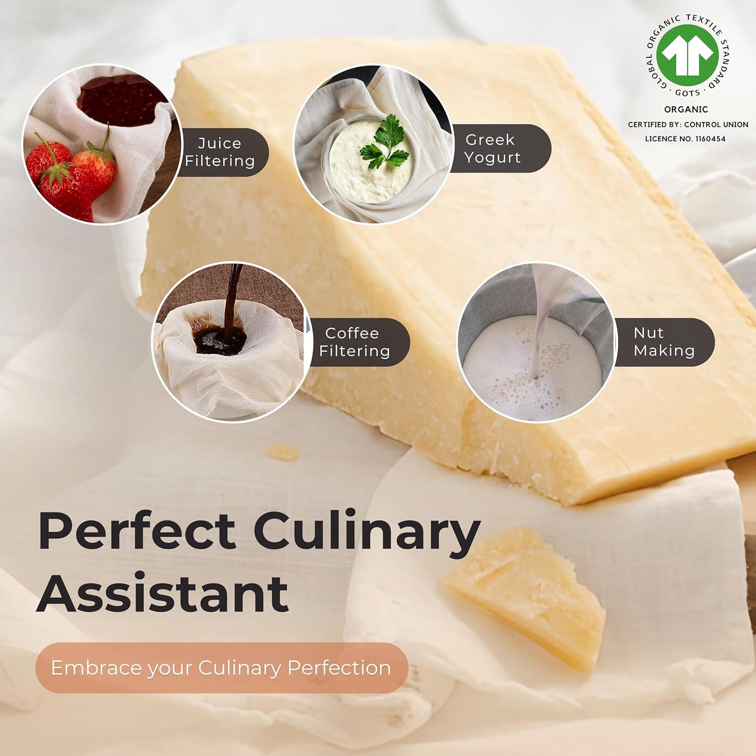 Gasa de Algodón Orgánico LITO 0.84 m² - Paquete de 2