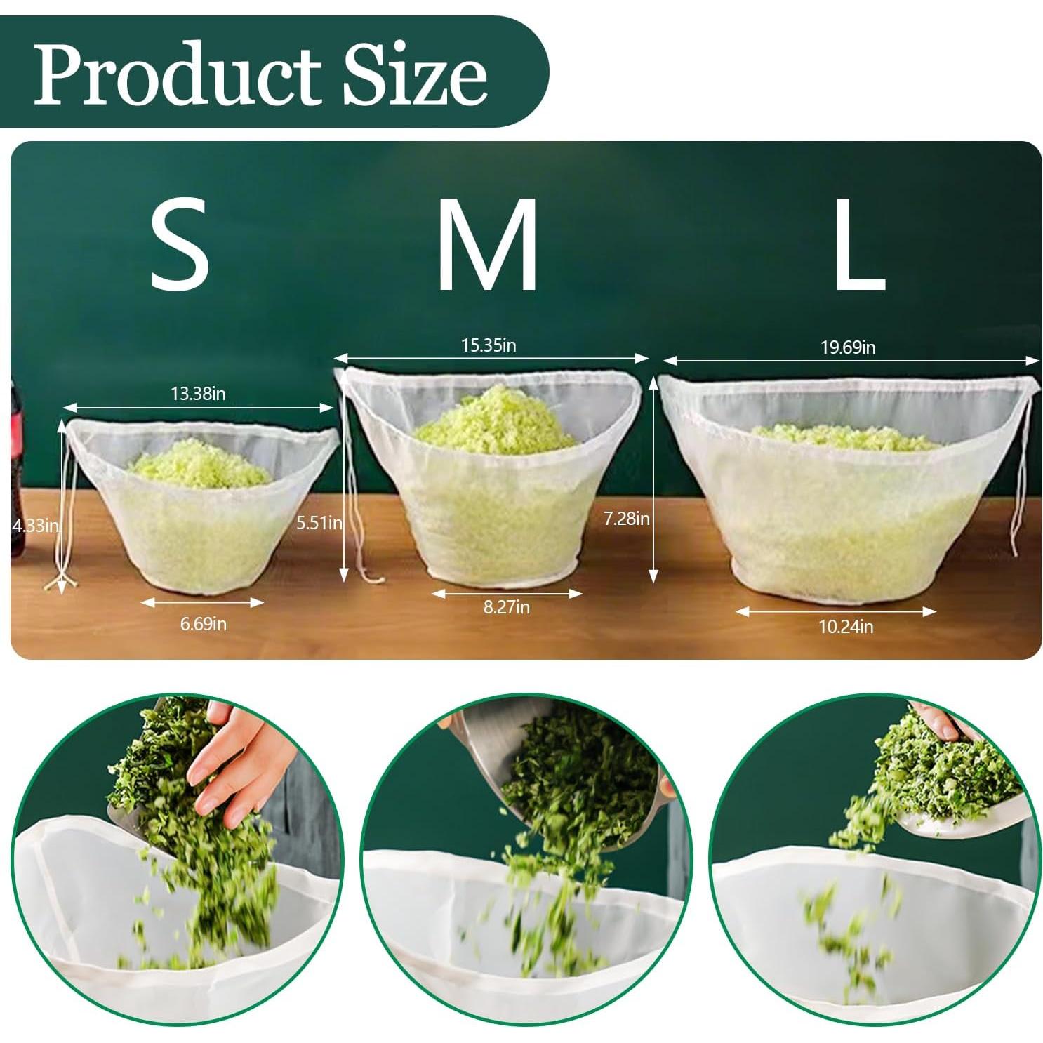 Bolsa de Tela para Colar Leche de Nueces Slodki - 3 Unidades S