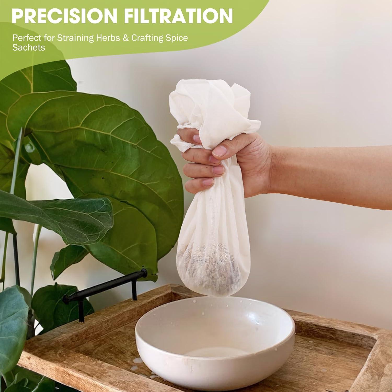 Gasa de Algodón Puro Hlbrain 50x50 cm 2 Pcs Reutilizable