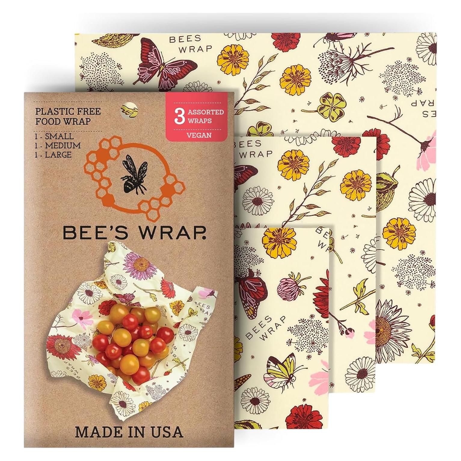 Envolturas de Cera de Abeja Veganas 3 Pzs - Magia de Pradera