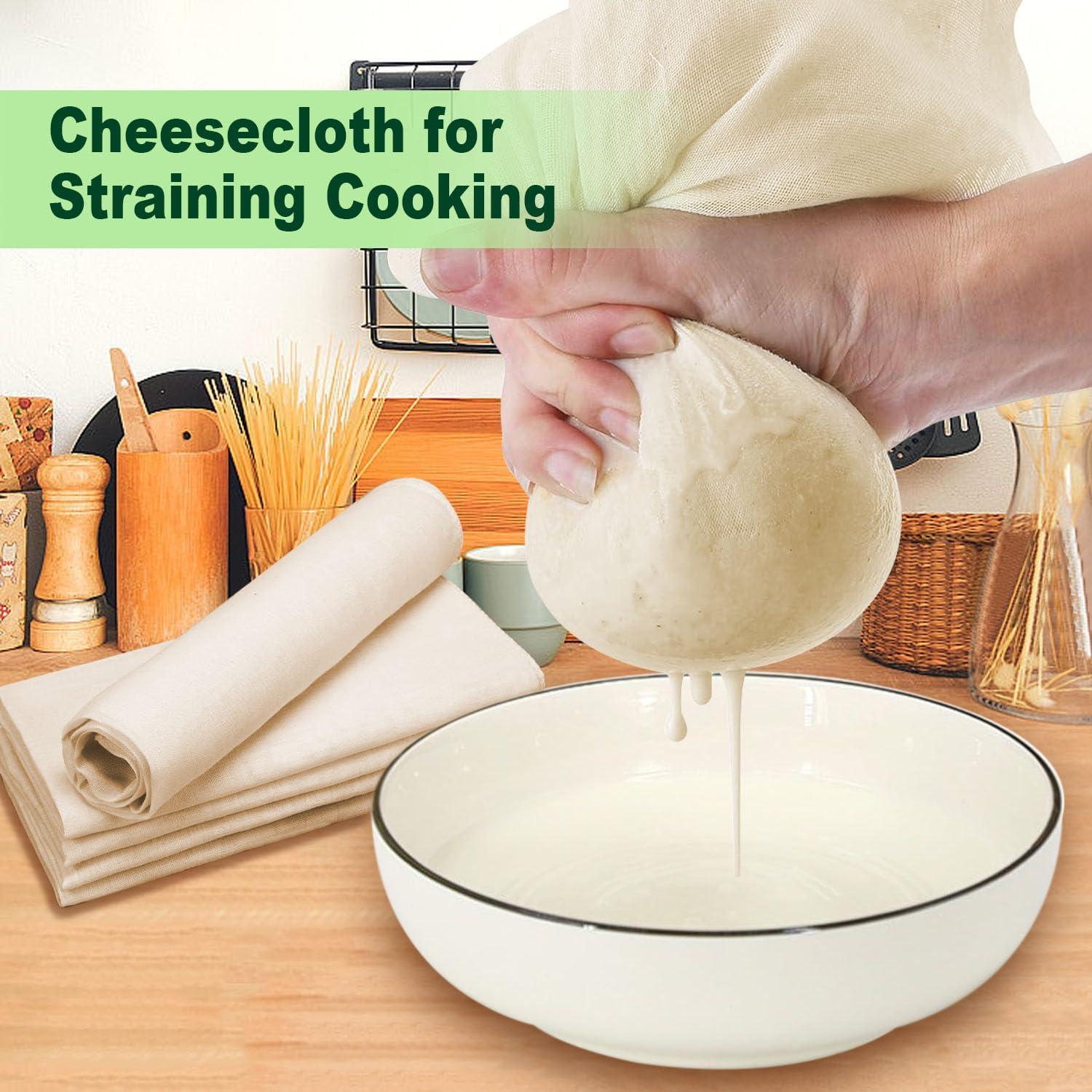 Paños de Queso Dukars 100% Algodón Ultra Fino 8 Piezas