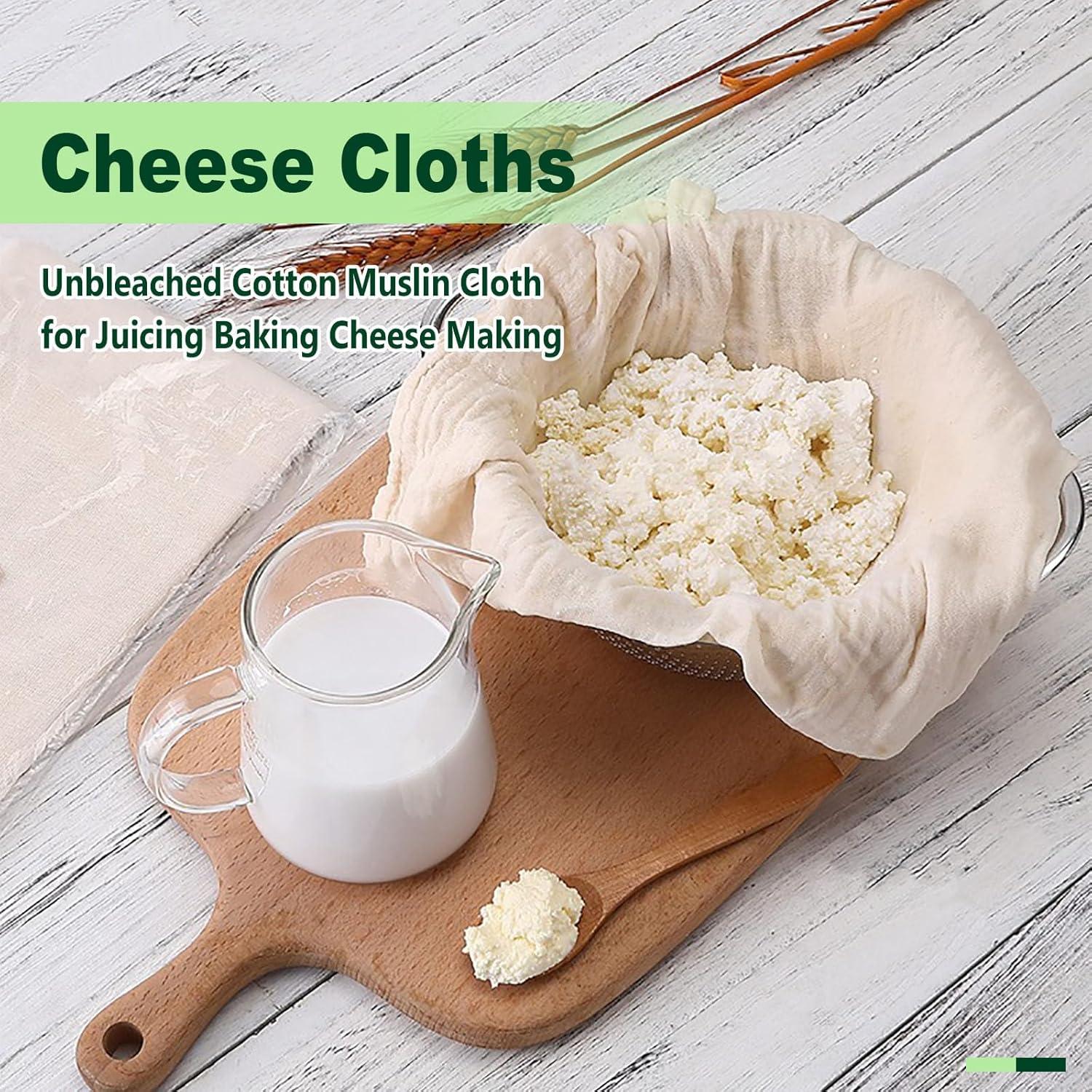 Paños de Queso Dukars 100% Algodón Ultra Fino 8 Piezas