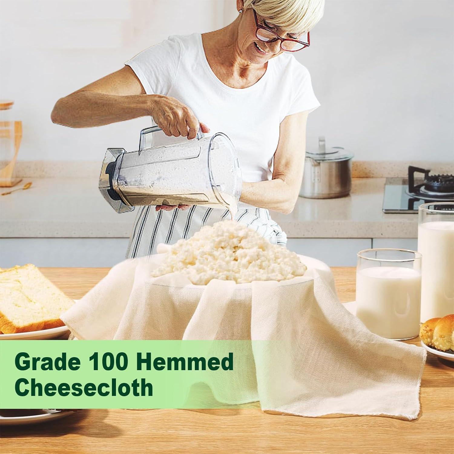 Paños de Queso Dukars 100% Algodón Ultra Fino 8 Piezas