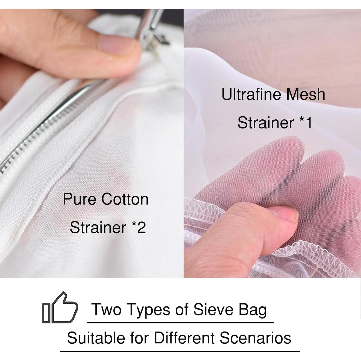 Bolsa de Leche de Nueces FATCAT con Soporte y Coladores