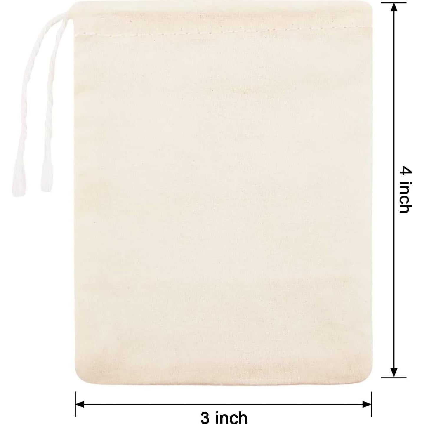 Bolsas de Tela para Colar Boao 50 Pcs 10 x 7.6 cm Reutilizables