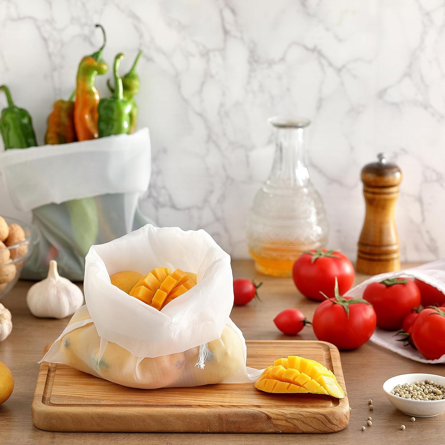 Bolsas Reutilizables para Colar Leche de Nueces COKUMA 24x36cm