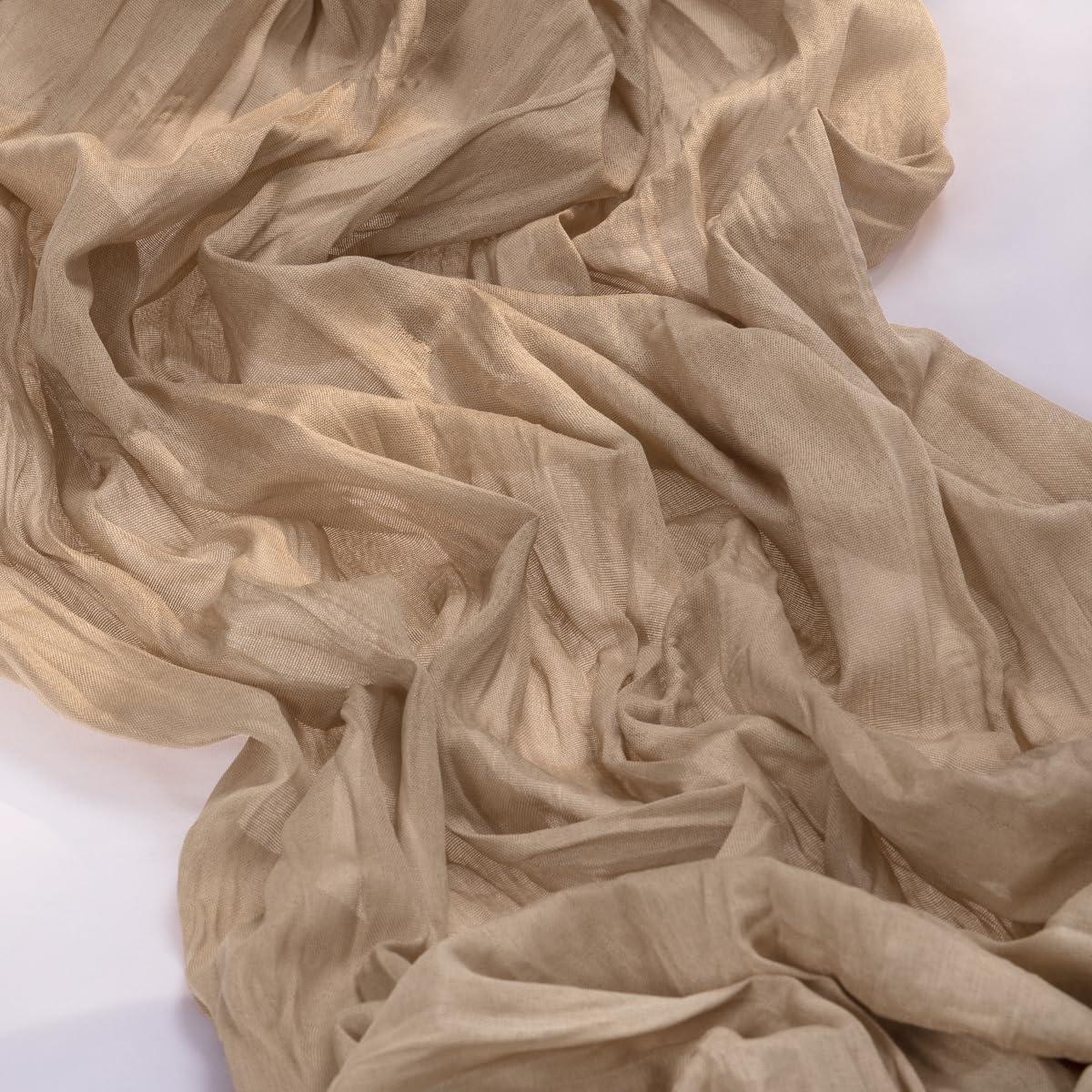 Corredor de Mesa de Gasa Nude Boho 8 Piezas 35x305 cm MLMC