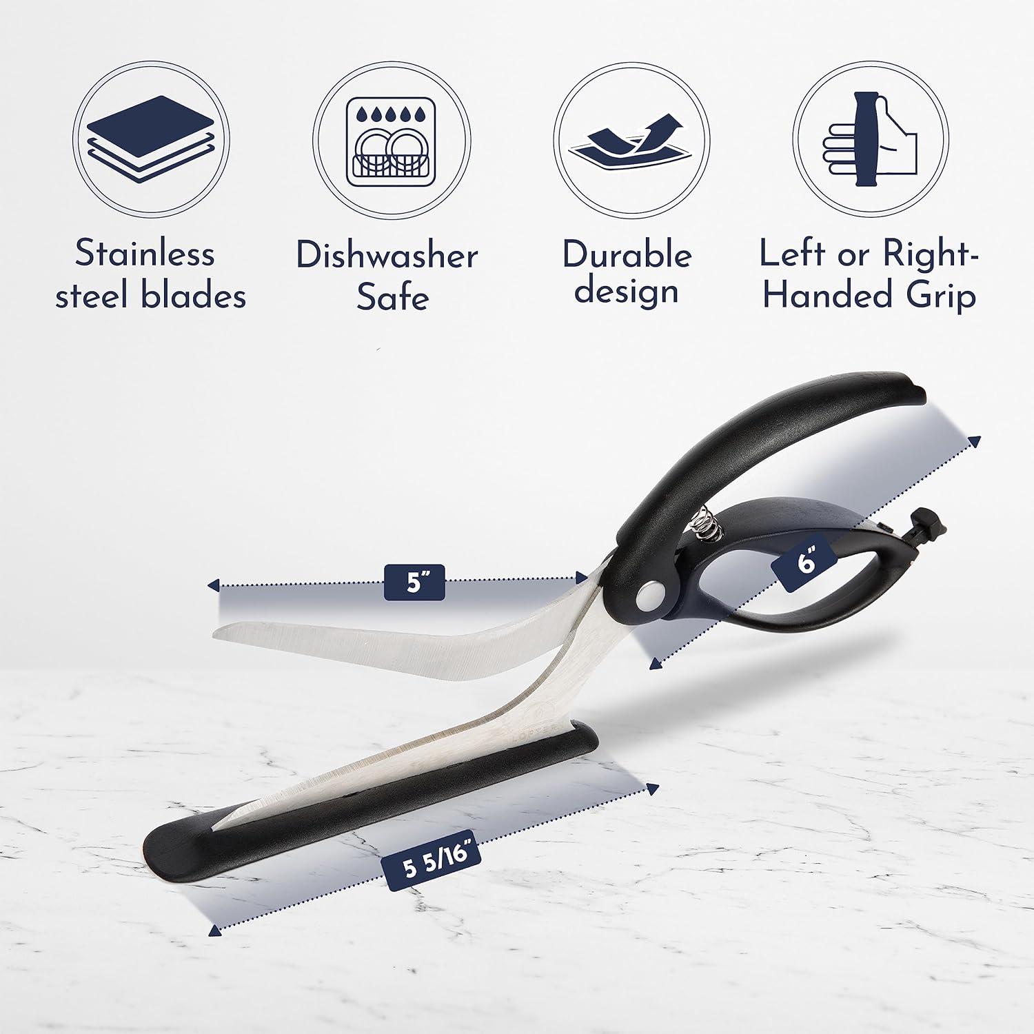 Tijeras para Pizza Loftern - Cortador de Acero Inoxidable 5 en 1