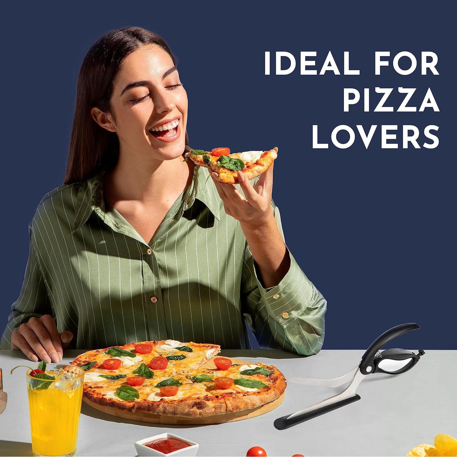 Tijeras para Pizza Loftern - Cortador de Acero Inoxidable 5 en 1