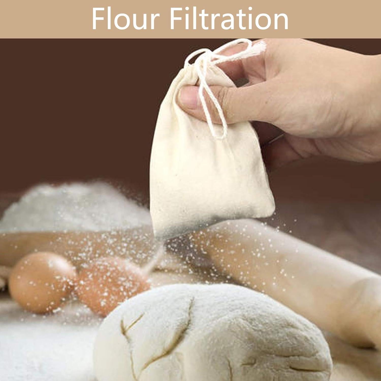 Bolsa de Leche de Nueces LUCKY KVW - 4 Paños de Queso 10x15cm