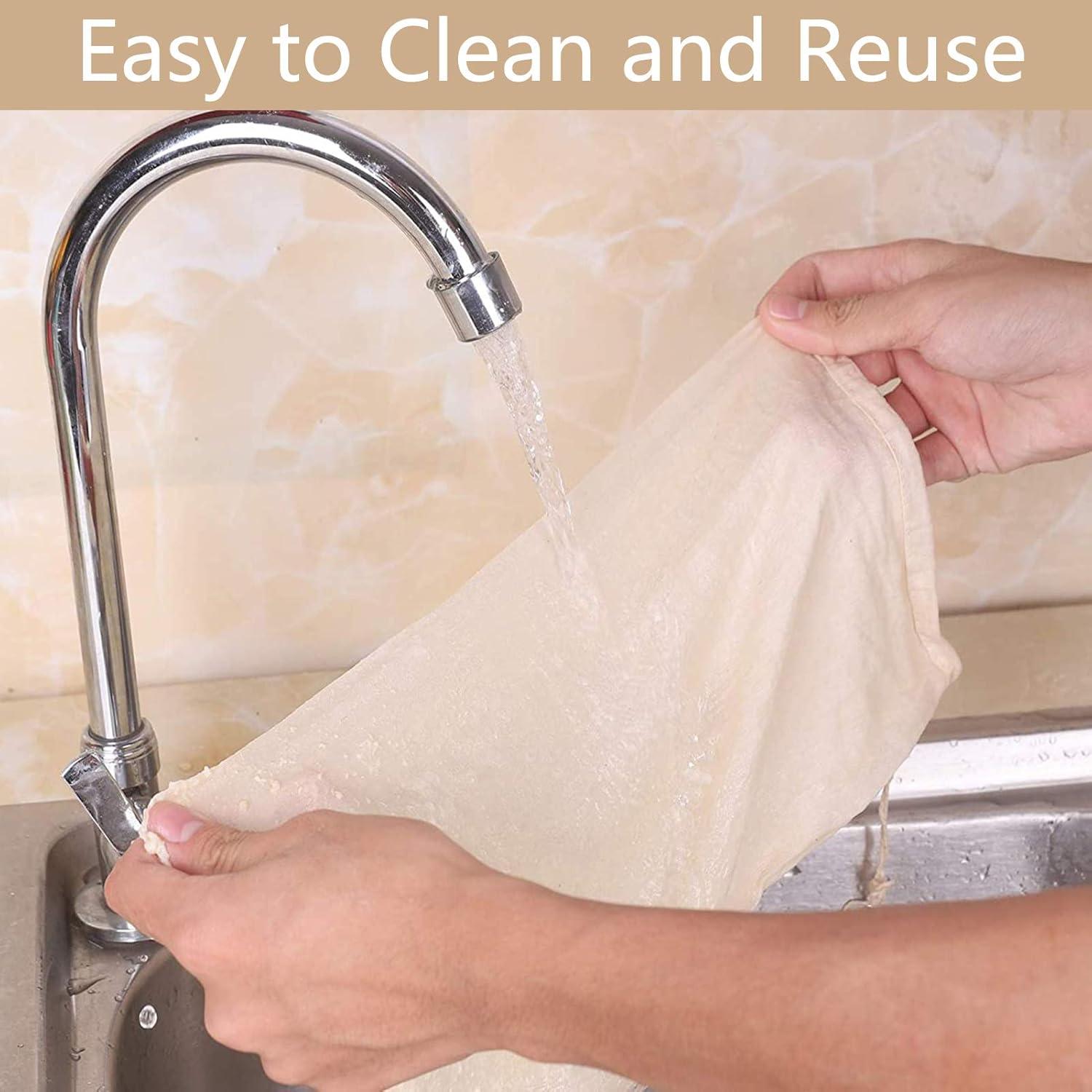 Bolsa de Leche de Nueces LUCKY KVW - 4 Paños de Queso 10x15cm