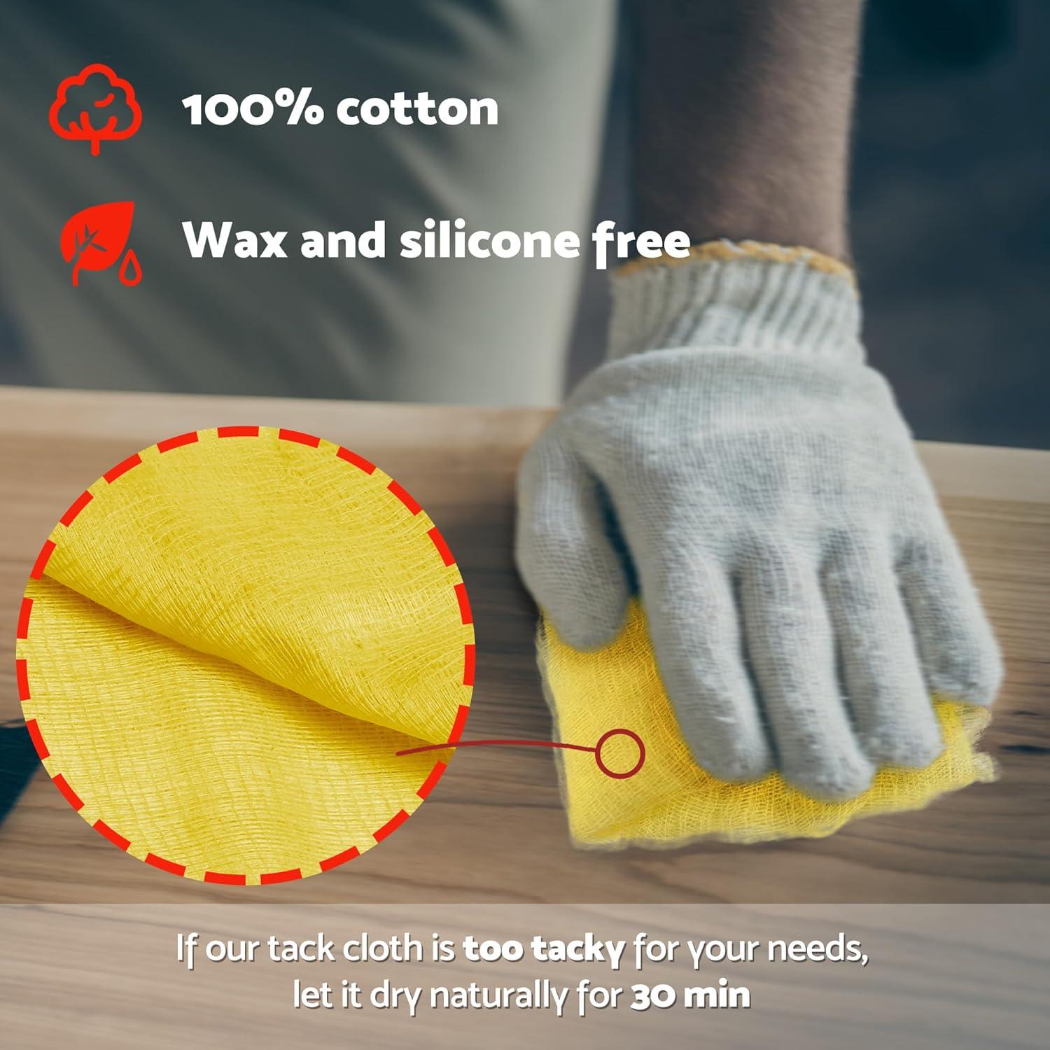 Paño Adhesivo para Pintores S&F STEAD & FAST 6 Pcs 45x91 cm