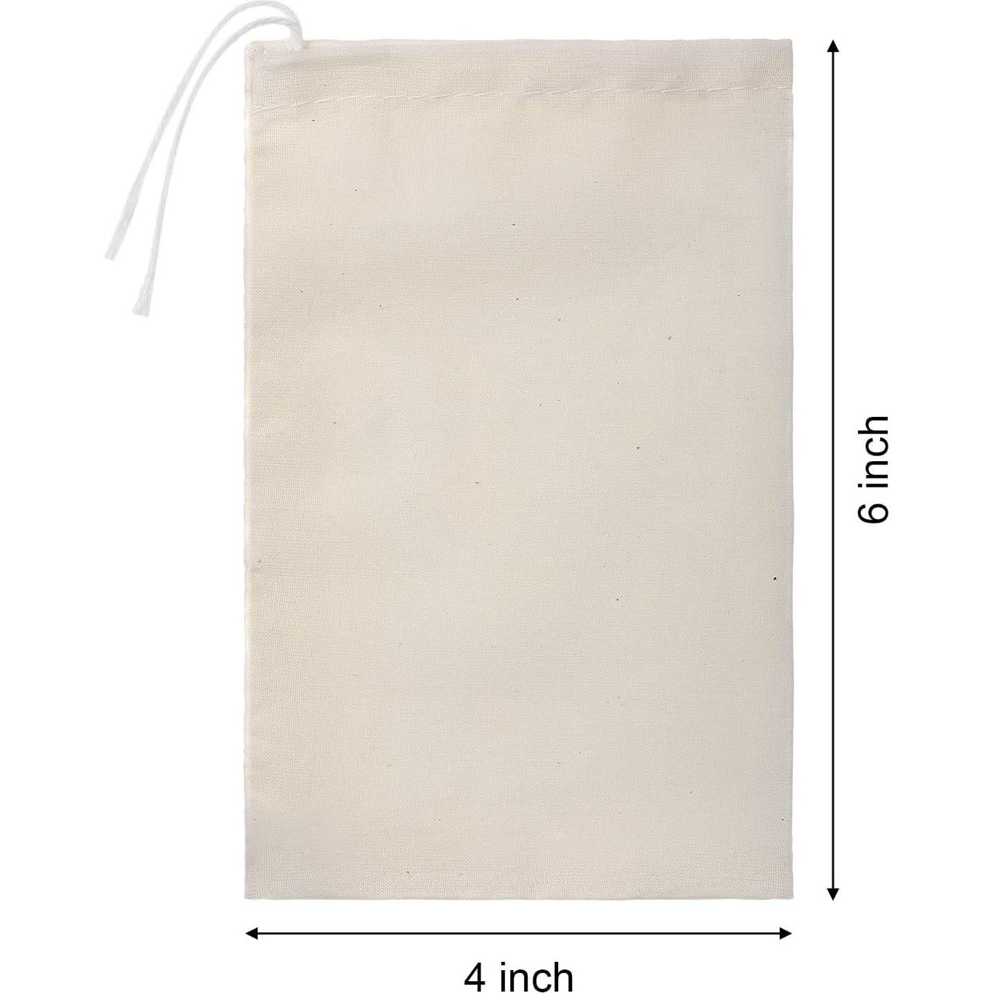 Bolsas de Tela Reutilizables Boao 50 Pcs 10x15 cm para Té y Café