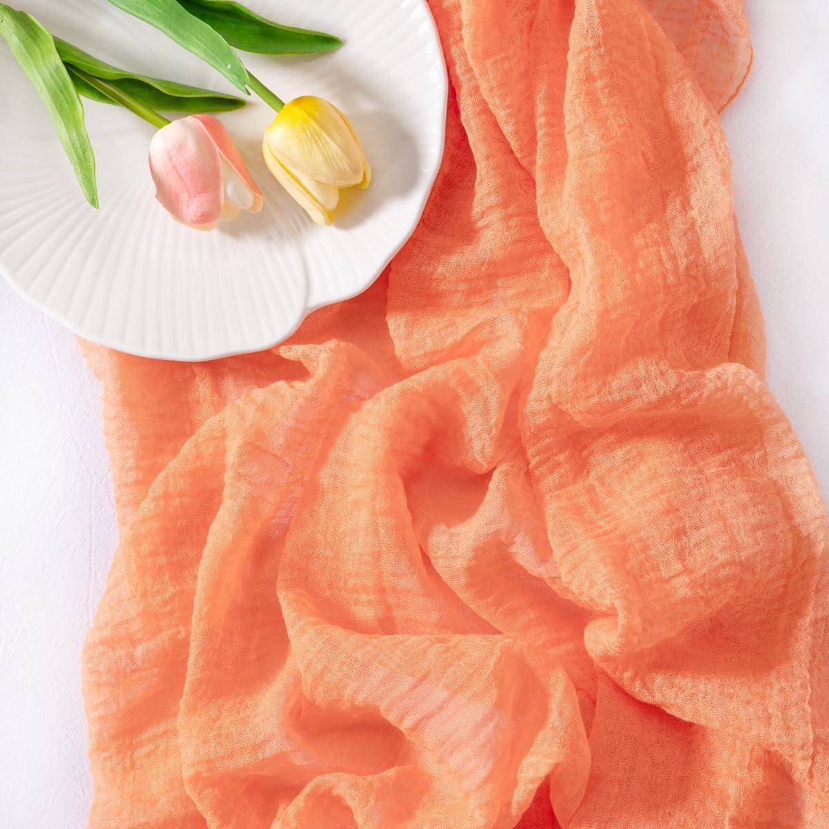 Corredor de Mesa de Gasa Durazno Socomi 89x305 cm